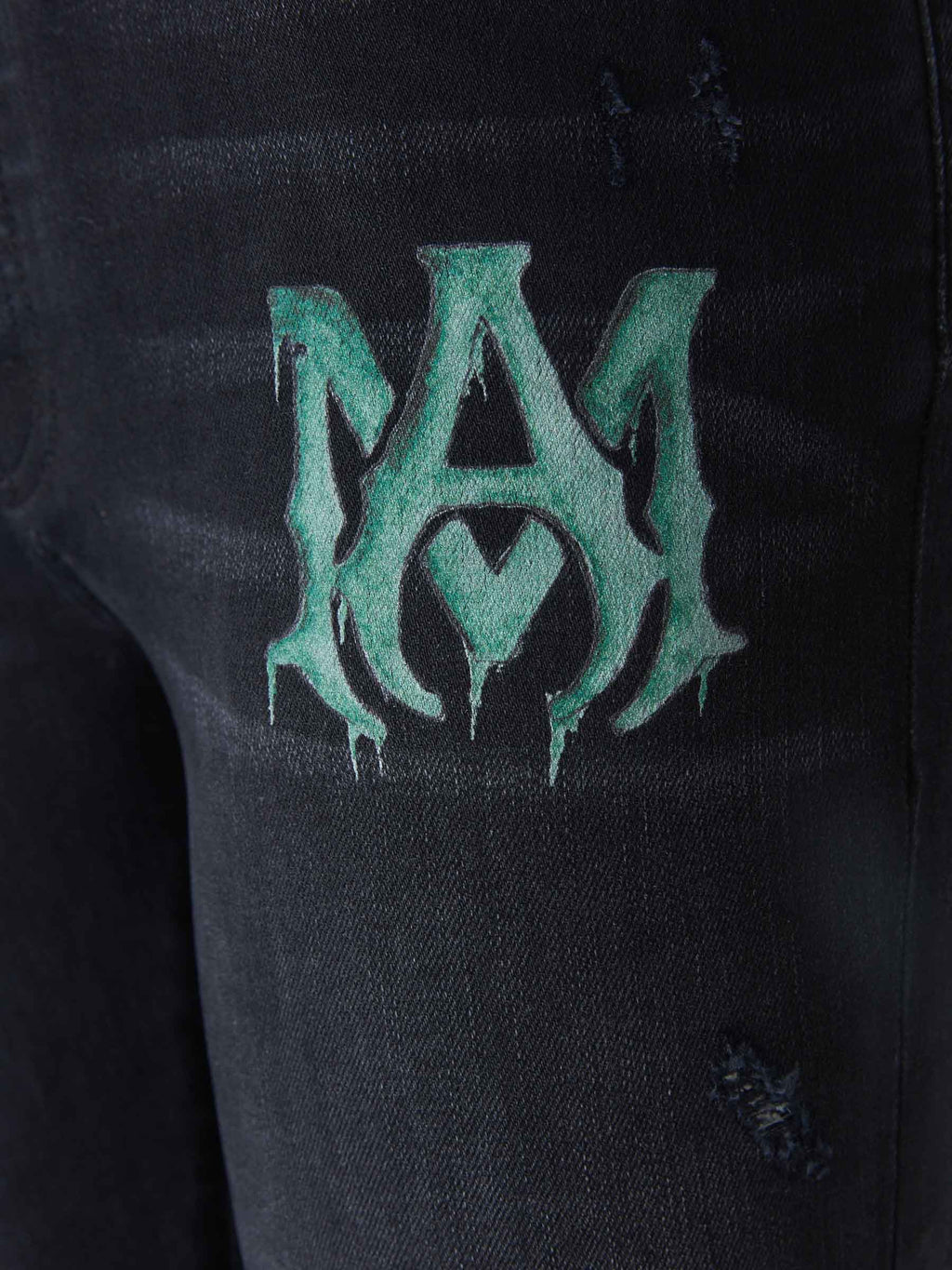 Logo Watercolor Jeans Amiri – Гарантія оригінальності – збільшений вид