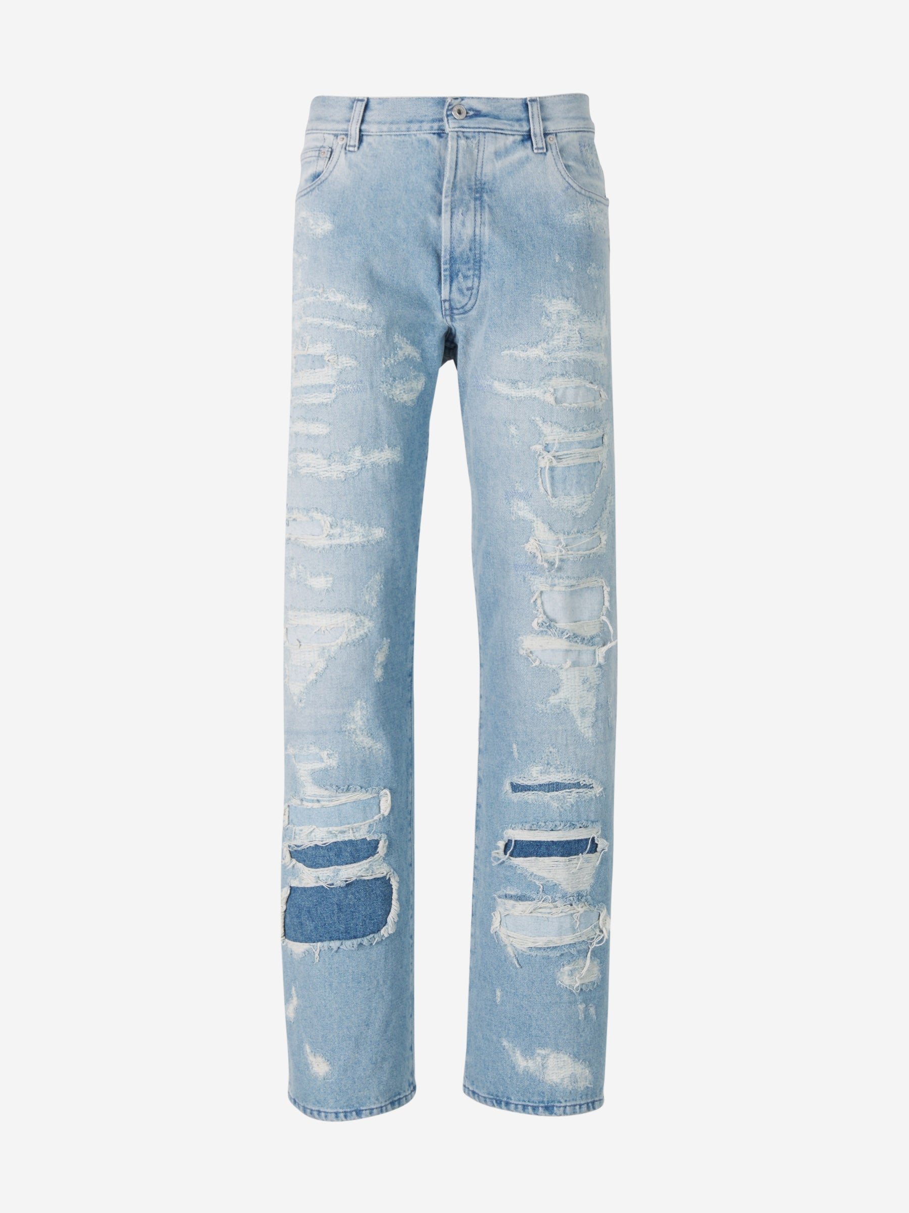 Оригінальна Wide Ripped Jeans Heron preston – боковий вид