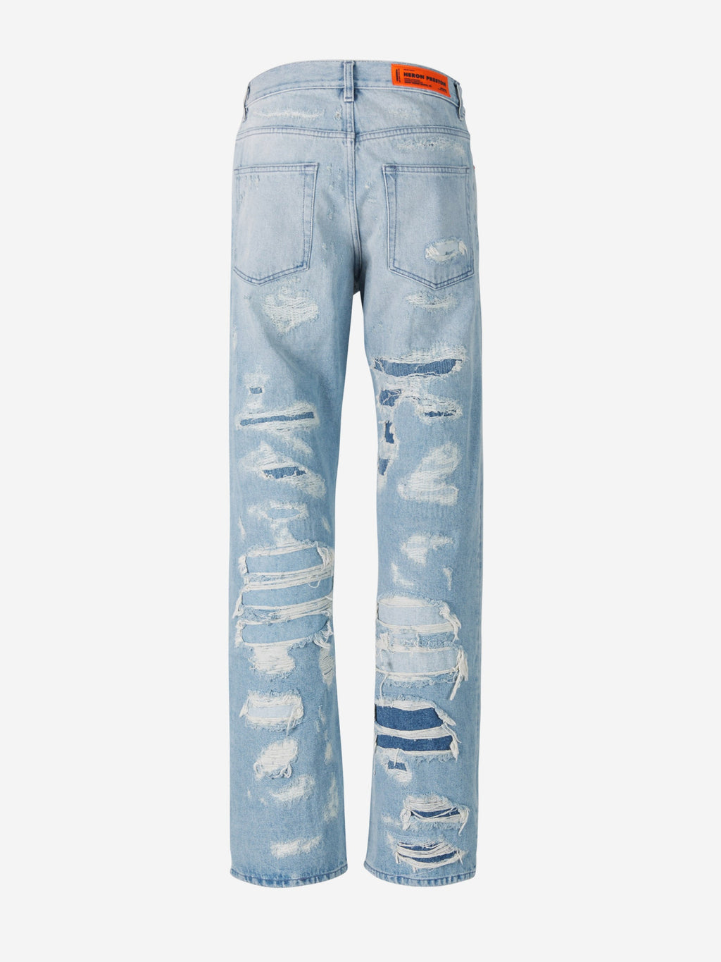 Оригінальна Wide Ripped Jeans Heron preston – вид ззаду