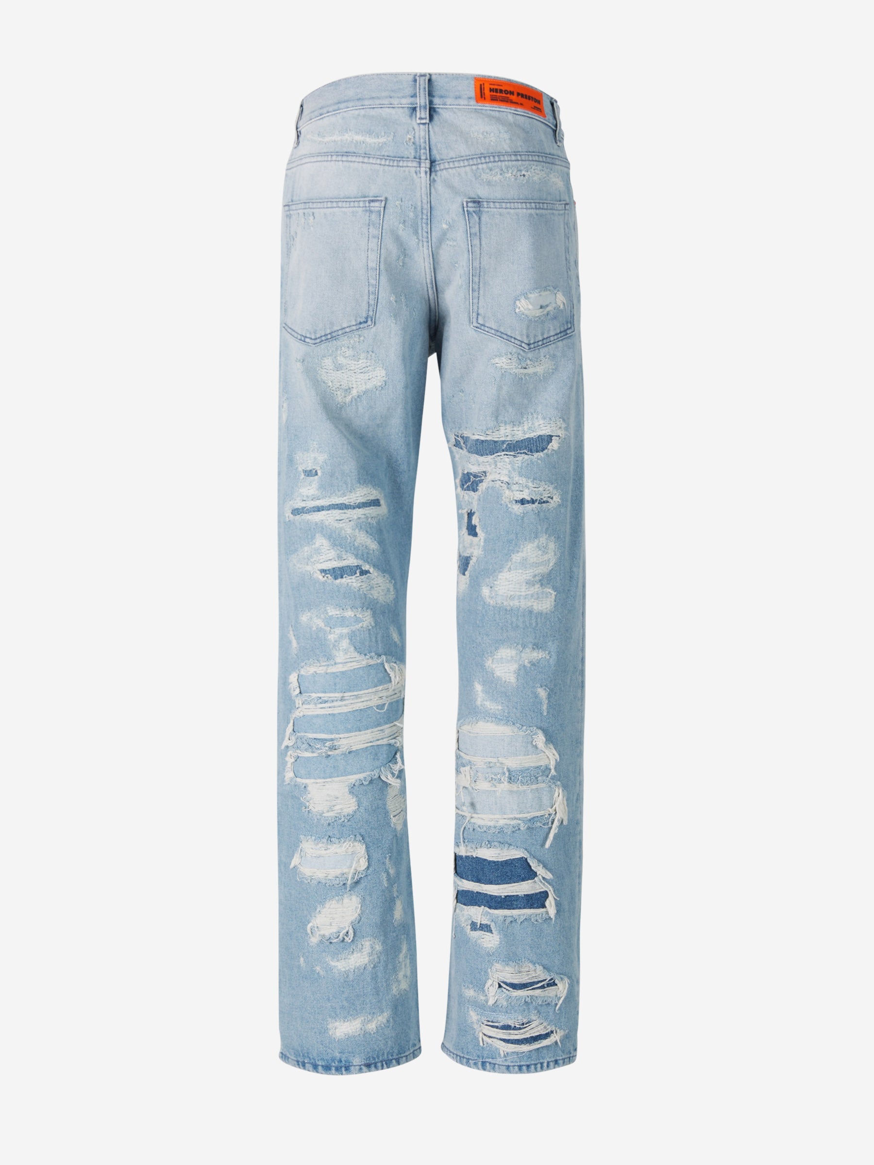 Оригінальна Wide Ripped Jeans Heron preston – вид ззаду