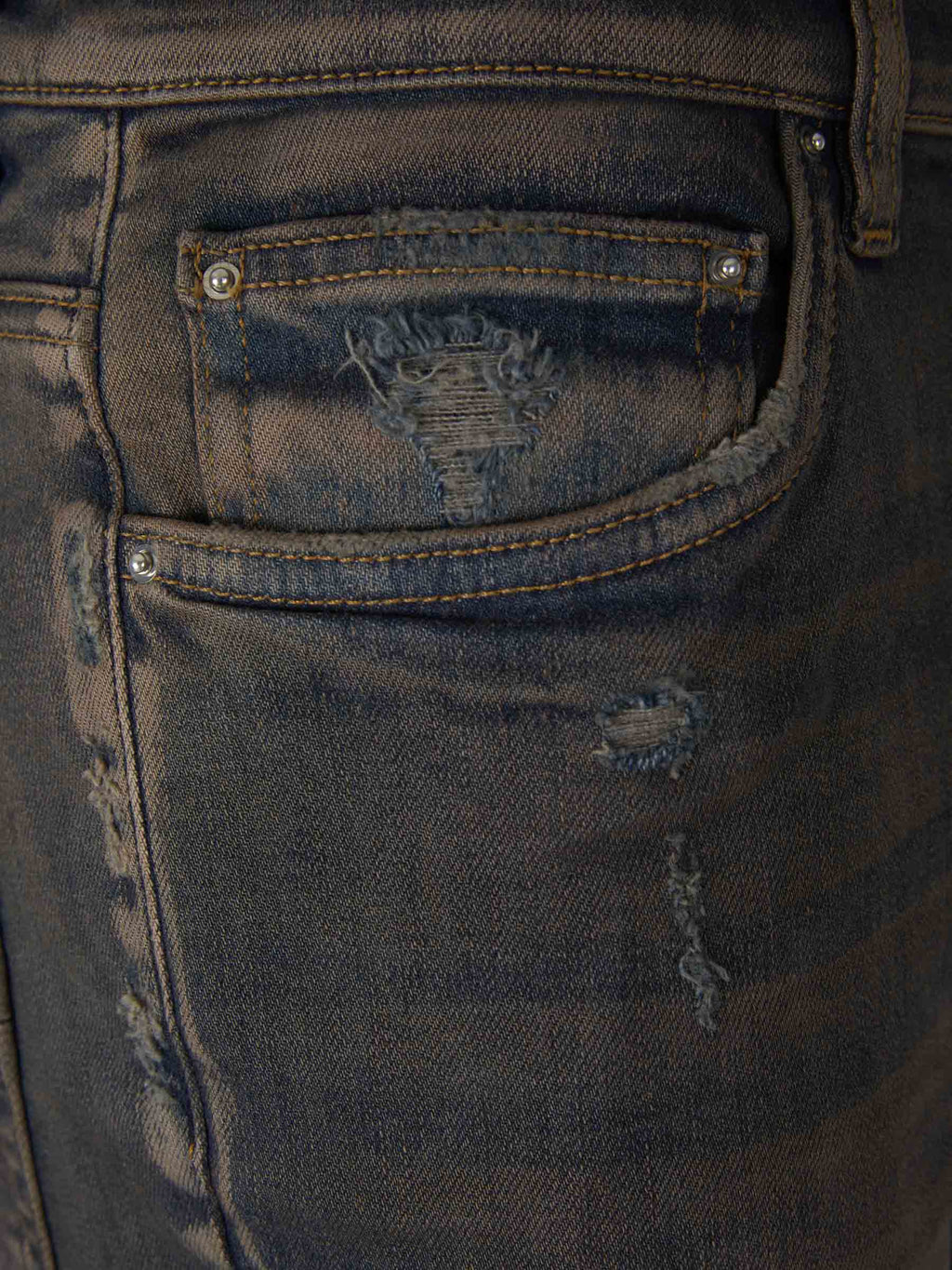 Jeans Parche Contraste Amiri – Гарантія оригінальності – детальний вид