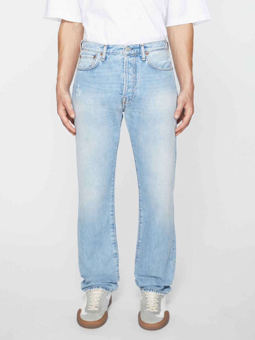 Slim Fit River Jeans Acne studios – Гарантія оригінальності – боковий вид