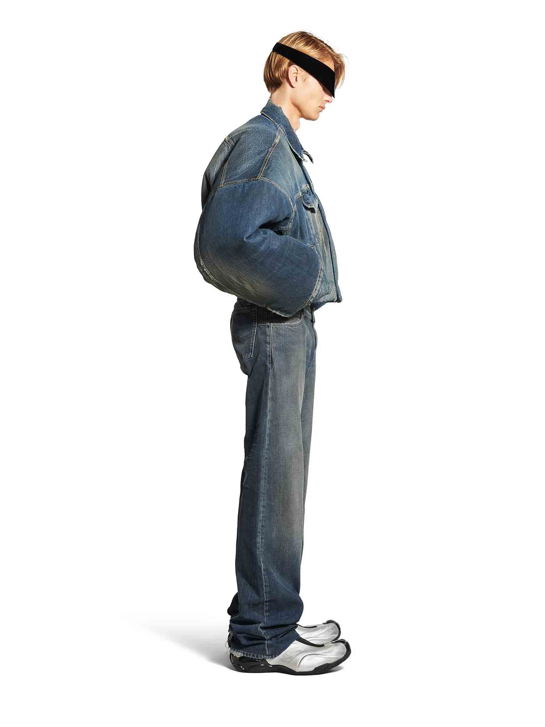Оригінальна Slim Cotton Jeans Balenciaga – детальний вид - BALENCIAGA