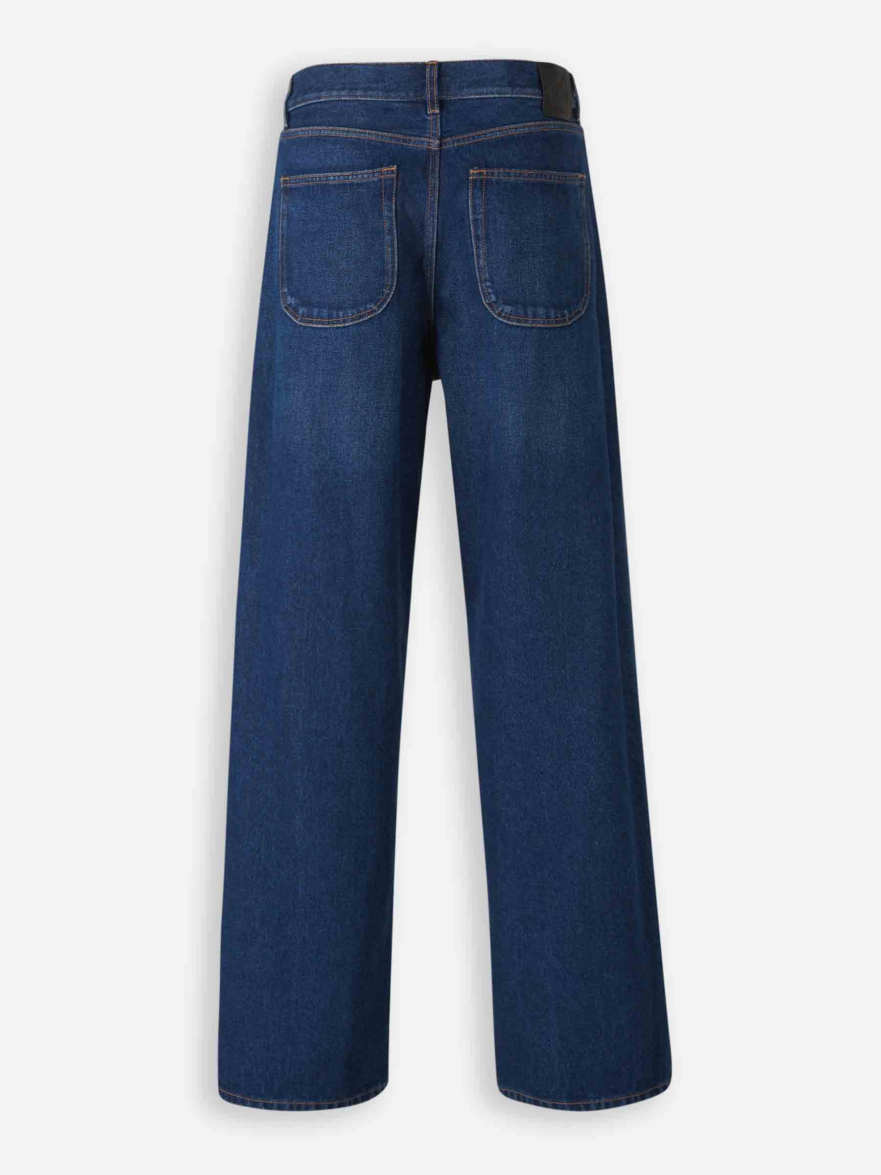 Оригінальна Jeans Anchos Logo Off-white – вид ззаду