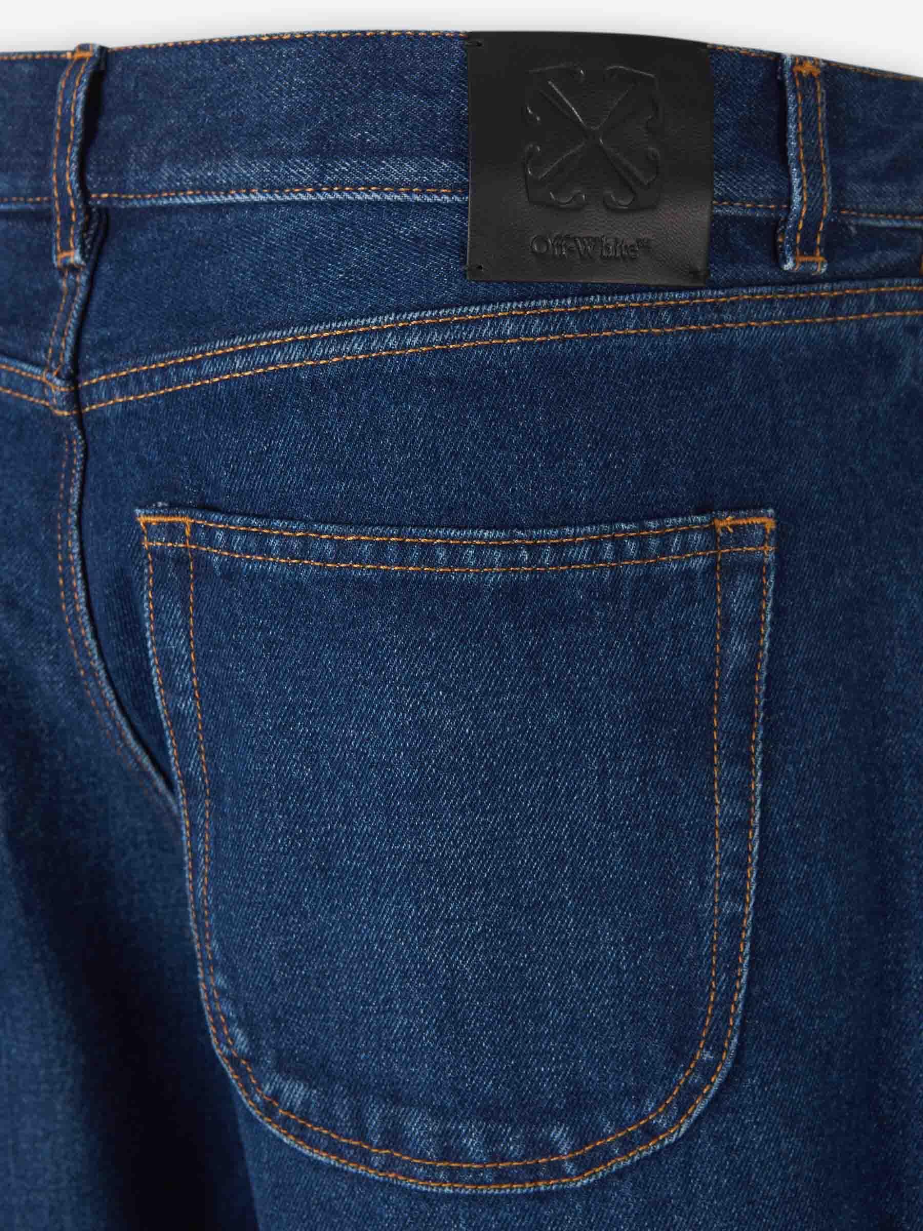 Оригінальна Jeans Anchos Logo Off-white – збільшений вид
