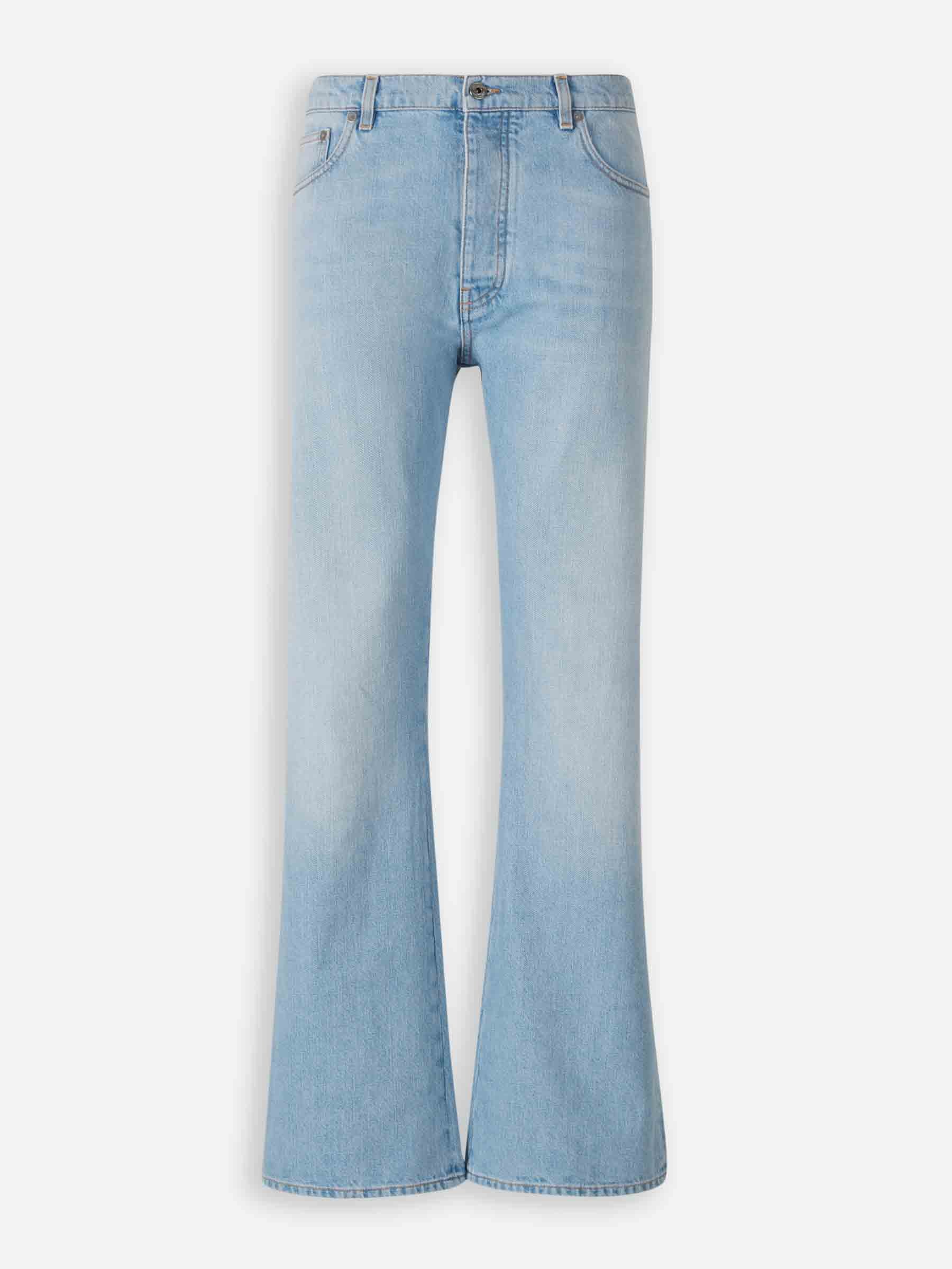 Оригінальна Fresh Wide Jeans Off-white – боковий вид