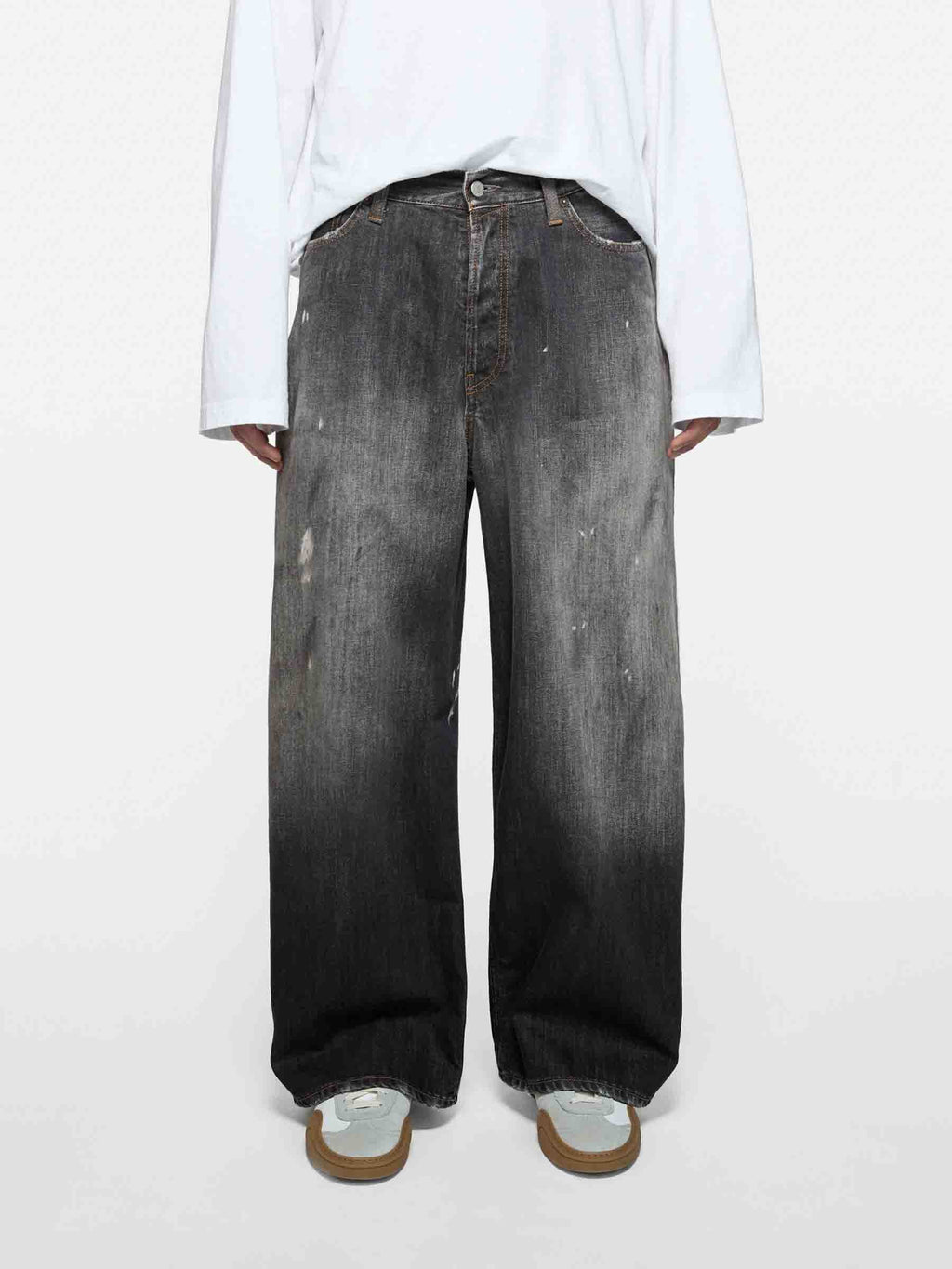 Оригінальна Baggy Wide Jeans Acne studios – вид ззаду