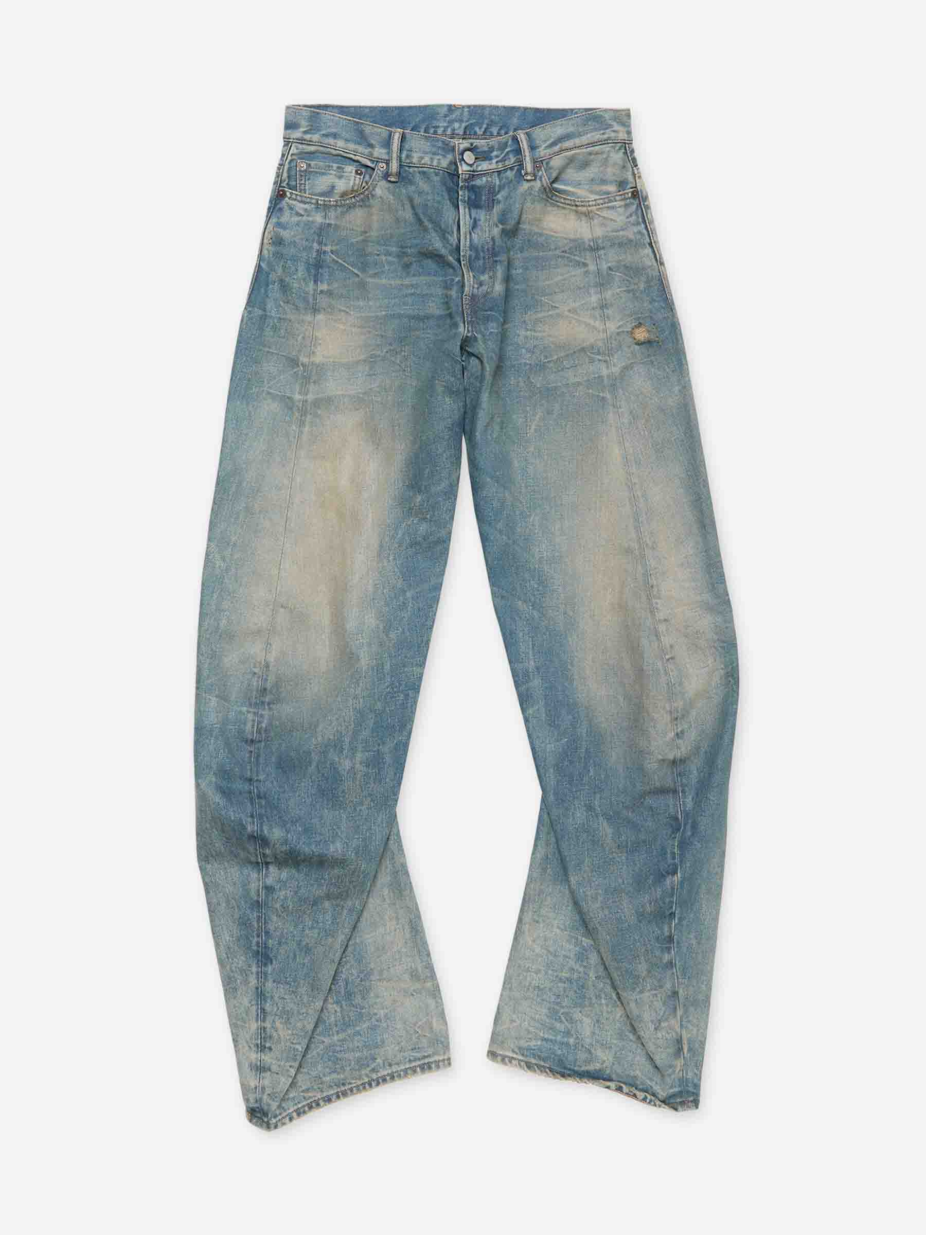 Baggy Jeans Cotton Acne studios – Гарантія оригінальності – боковий вид