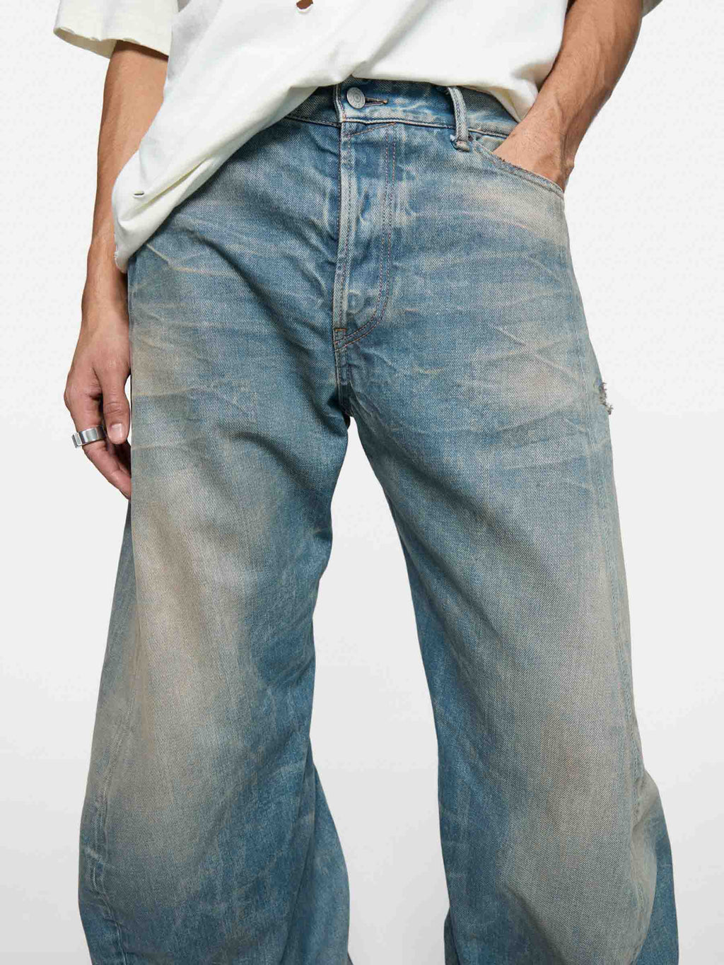 Baggy Jeans Cotton Acne studios – Гарантія оригінальності – збільшений вид