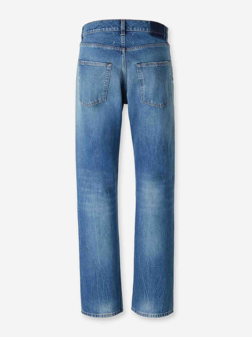 Оригінальна Wide Straight Jeans Maison margiela – вид ззаду