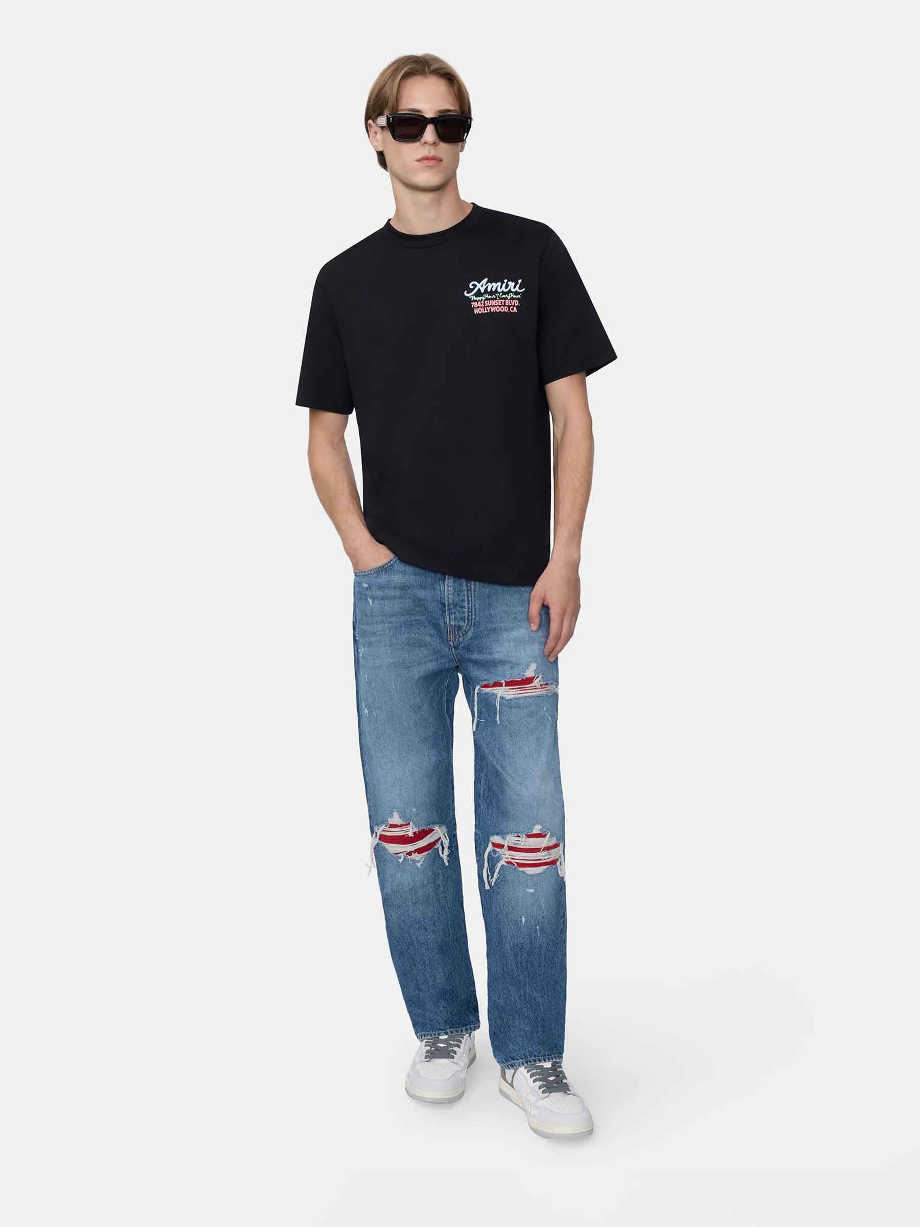 Jeans Straight Cotton Amiri оригінал – Купити в Україні – вид ззаду