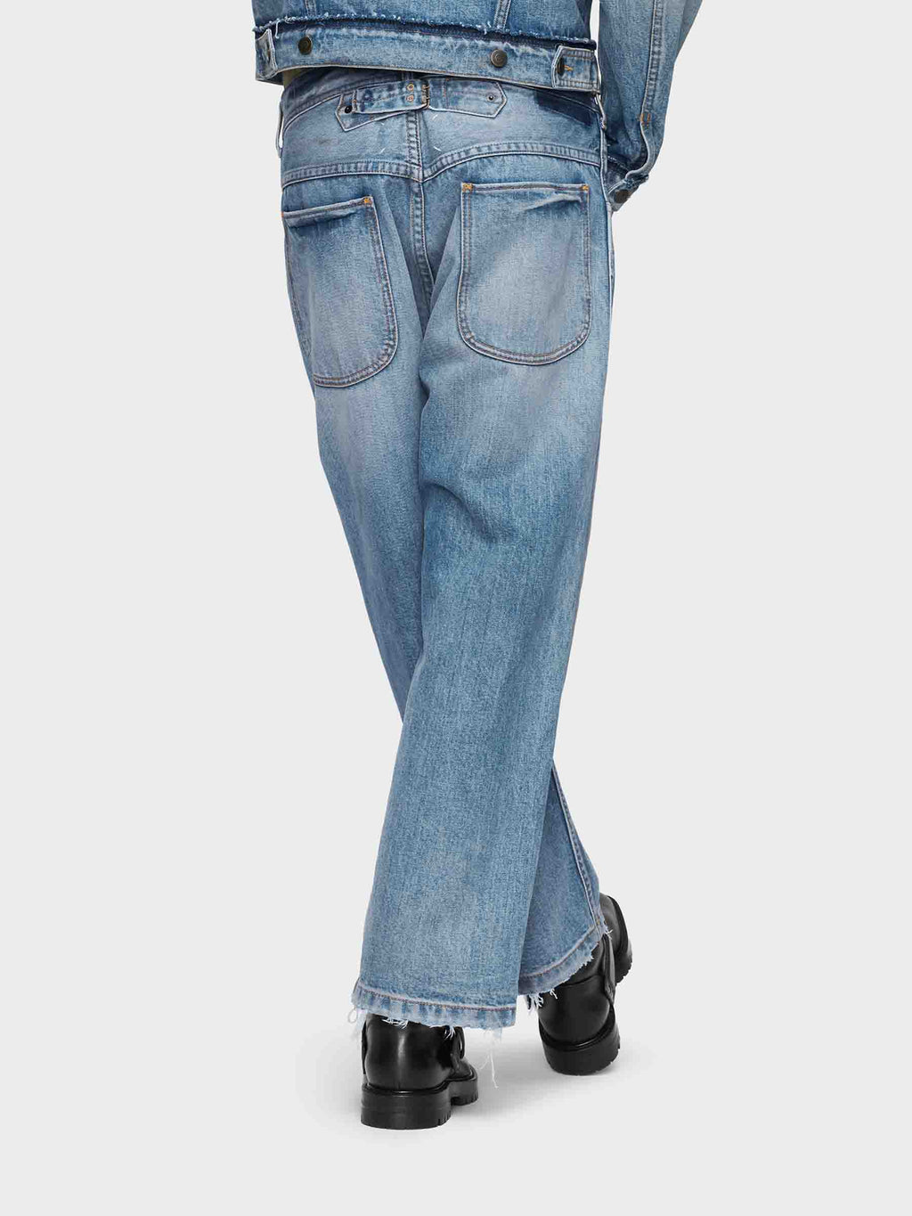 Cropped Straight Leg Jeans Maison margiela – Гарантія оригінальності – збільшений вид