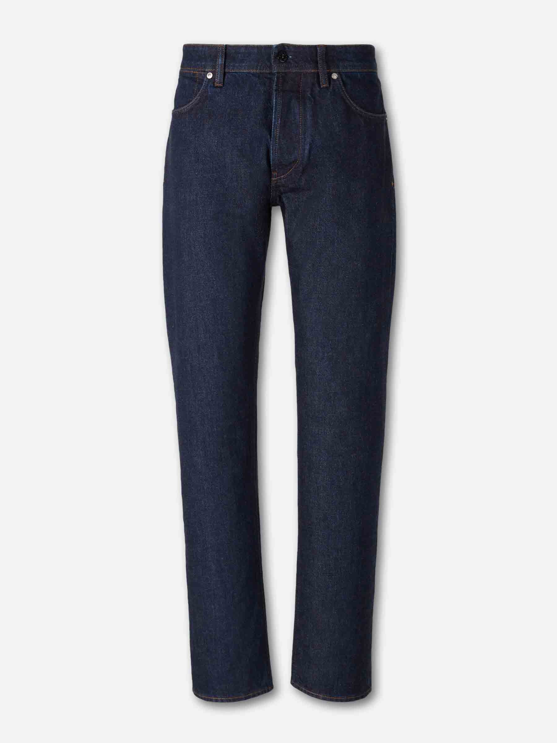 Cotton Straight Leg Jeans Stone island – Гарантія оригінальності – боковий вид