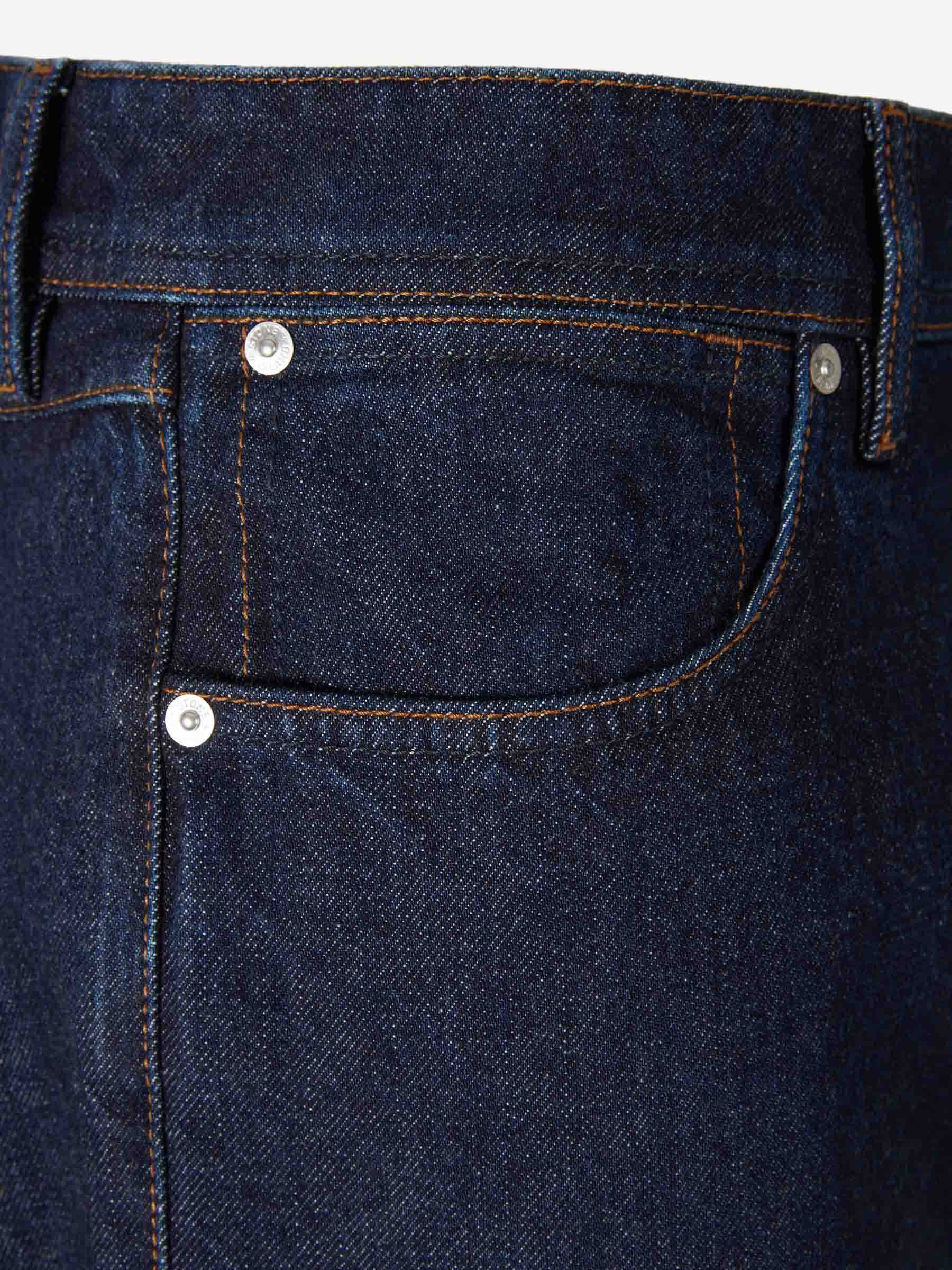 Cotton Straight Leg Jeans Stone island – Гарантія оригінальності – детальний вид
