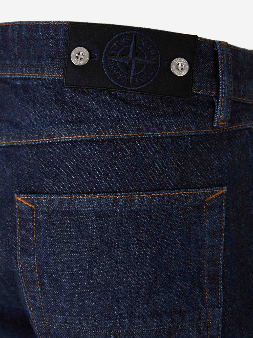 Cotton Straight Leg Jeans Stone island – Гарантія оригінальності – збільшений вид