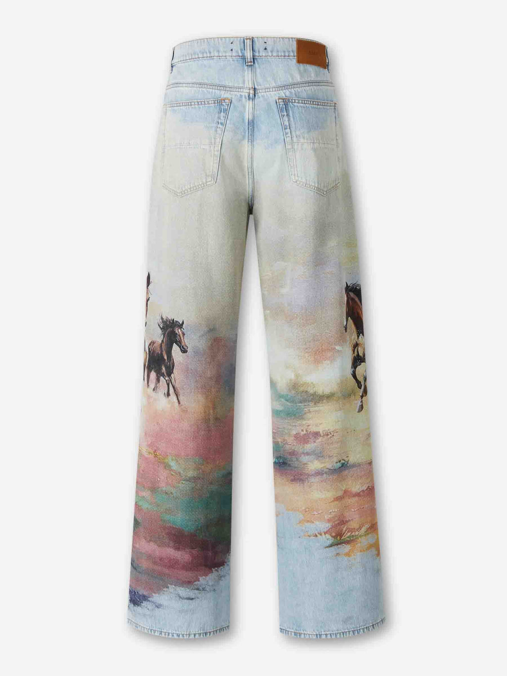 Оригінальна Horse Wide Leg Jeans Amiri – детальний вид