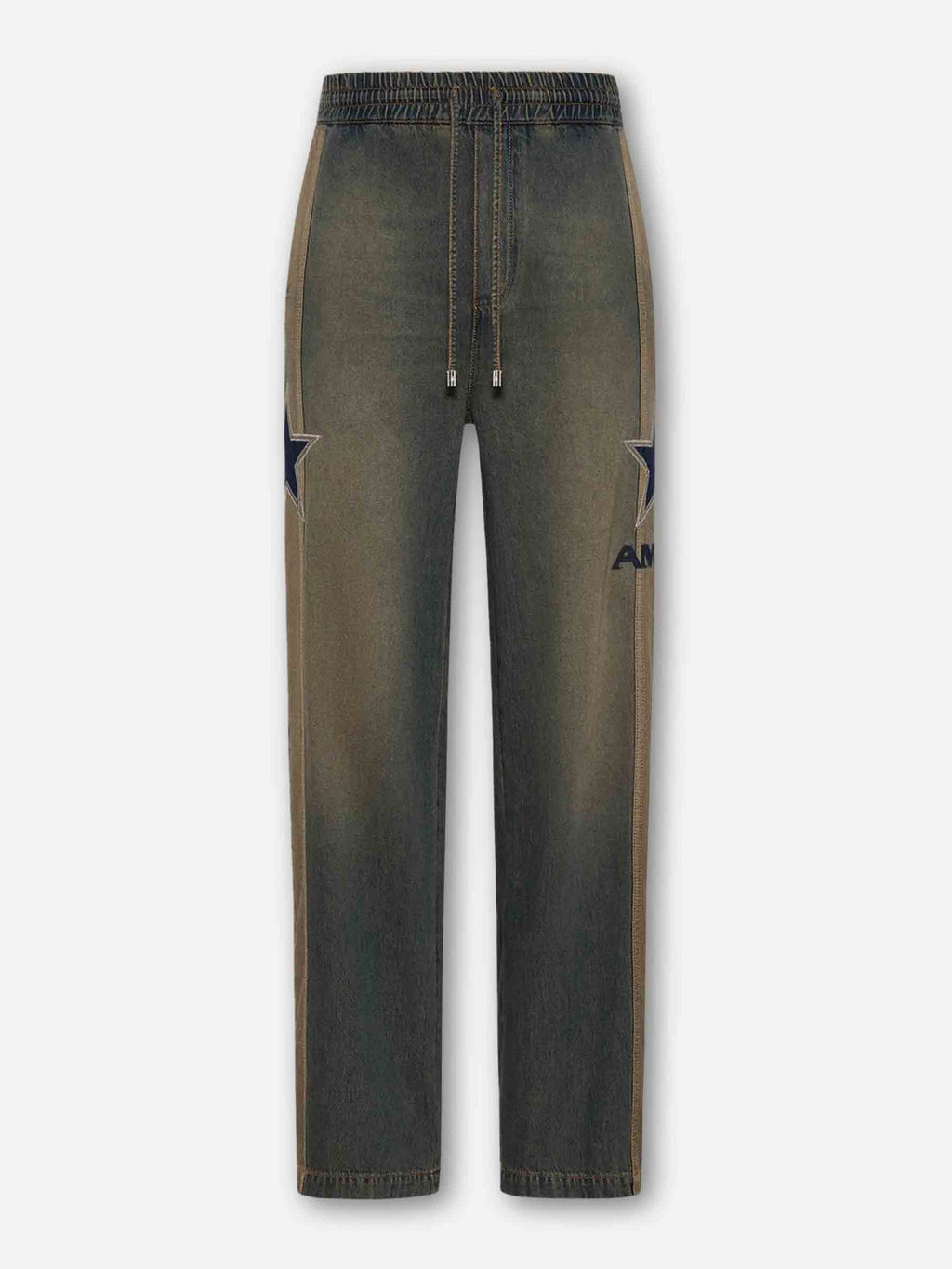 Worn Slate Tracksuit Bottoms Amiri – Гарантія оригінальності – боковий вид