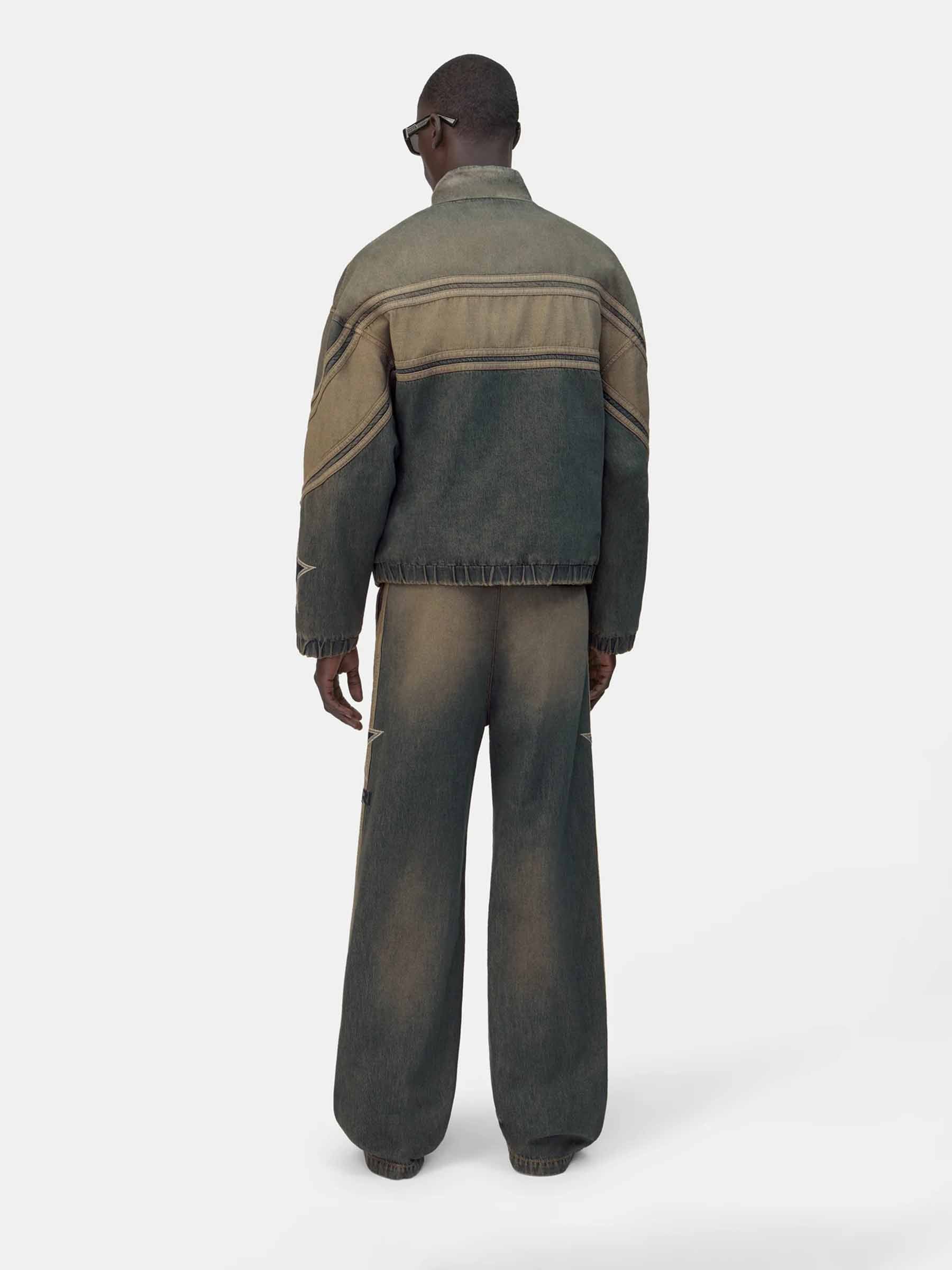 Worn Slate Tracksuit Bottoms Amiri – Гарантія оригінальності – детальний вид