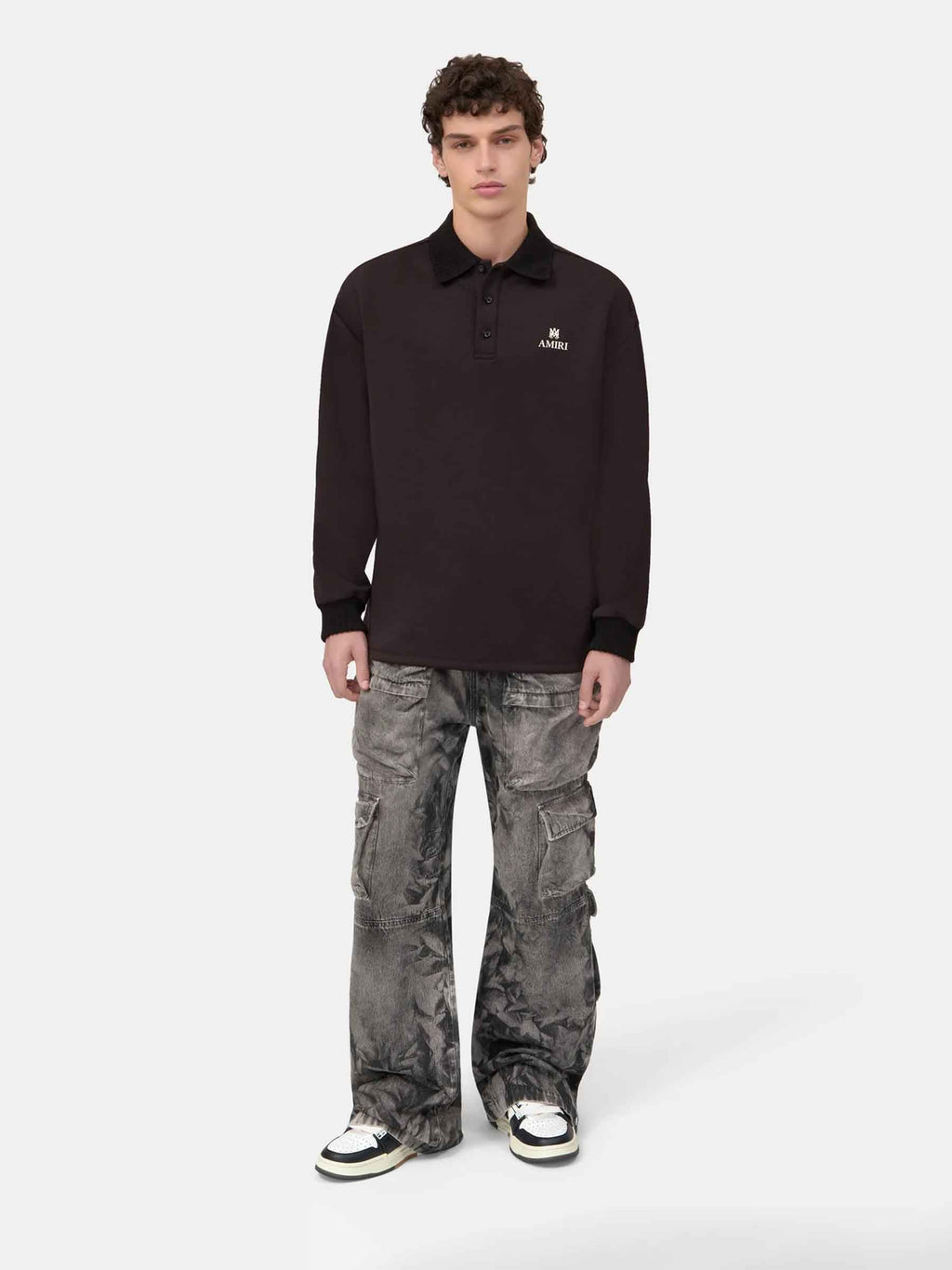 Оригінальна Washed Cargo Jeans Amiri – вид ззаду