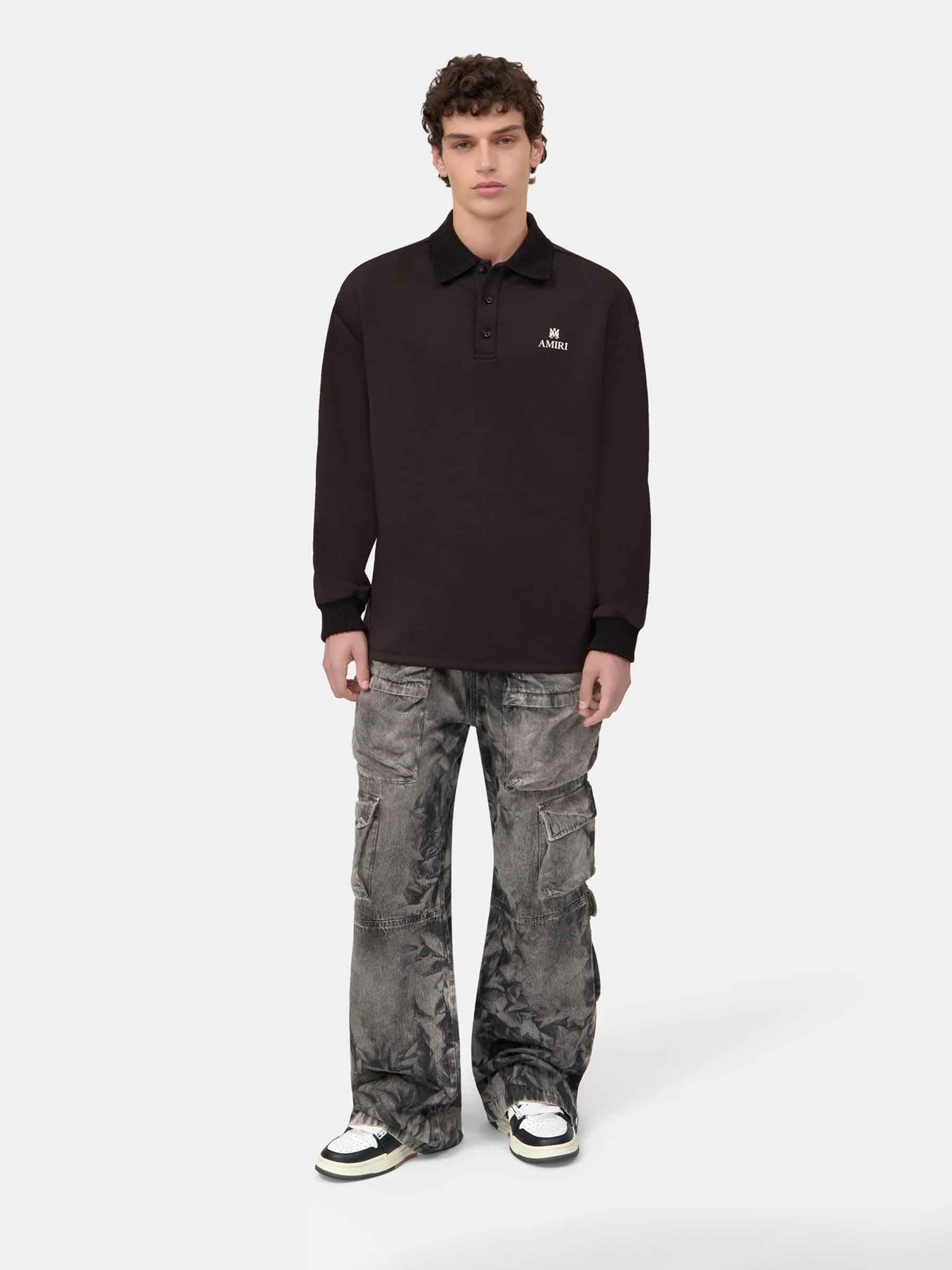 Оригінальна Washed Cargo Jeans Amiri – вид ззаду