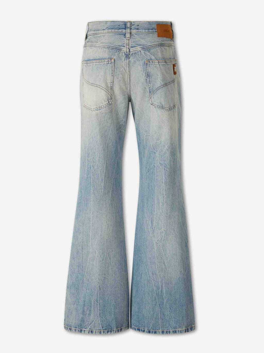 Wide Straight Jeans Amiri – Гарантія оригінальності – вид ззаду