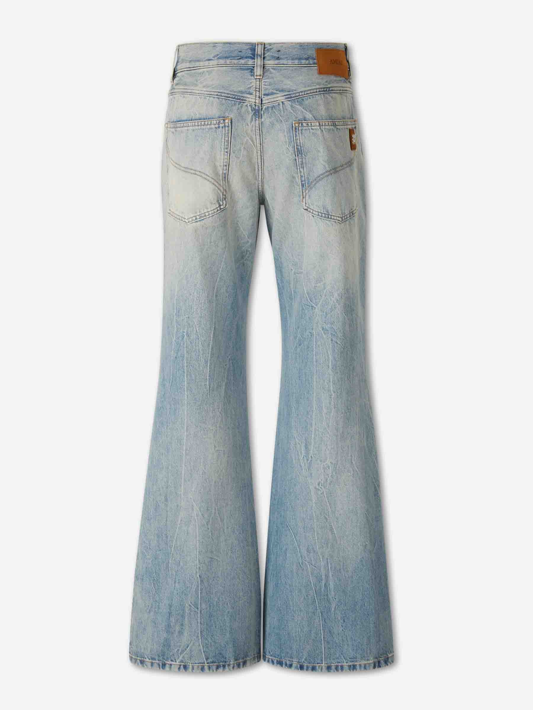 Wide Straight Jeans Amiri – Гарантія оригінальності – вид ззаду