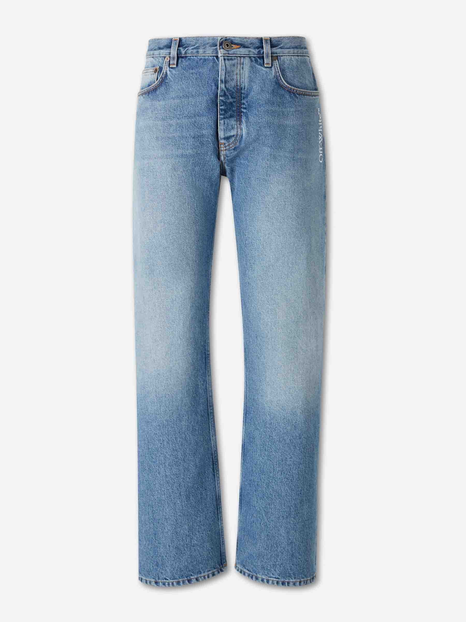 Оригінальна Straight Jeans Off-white – боковий вид