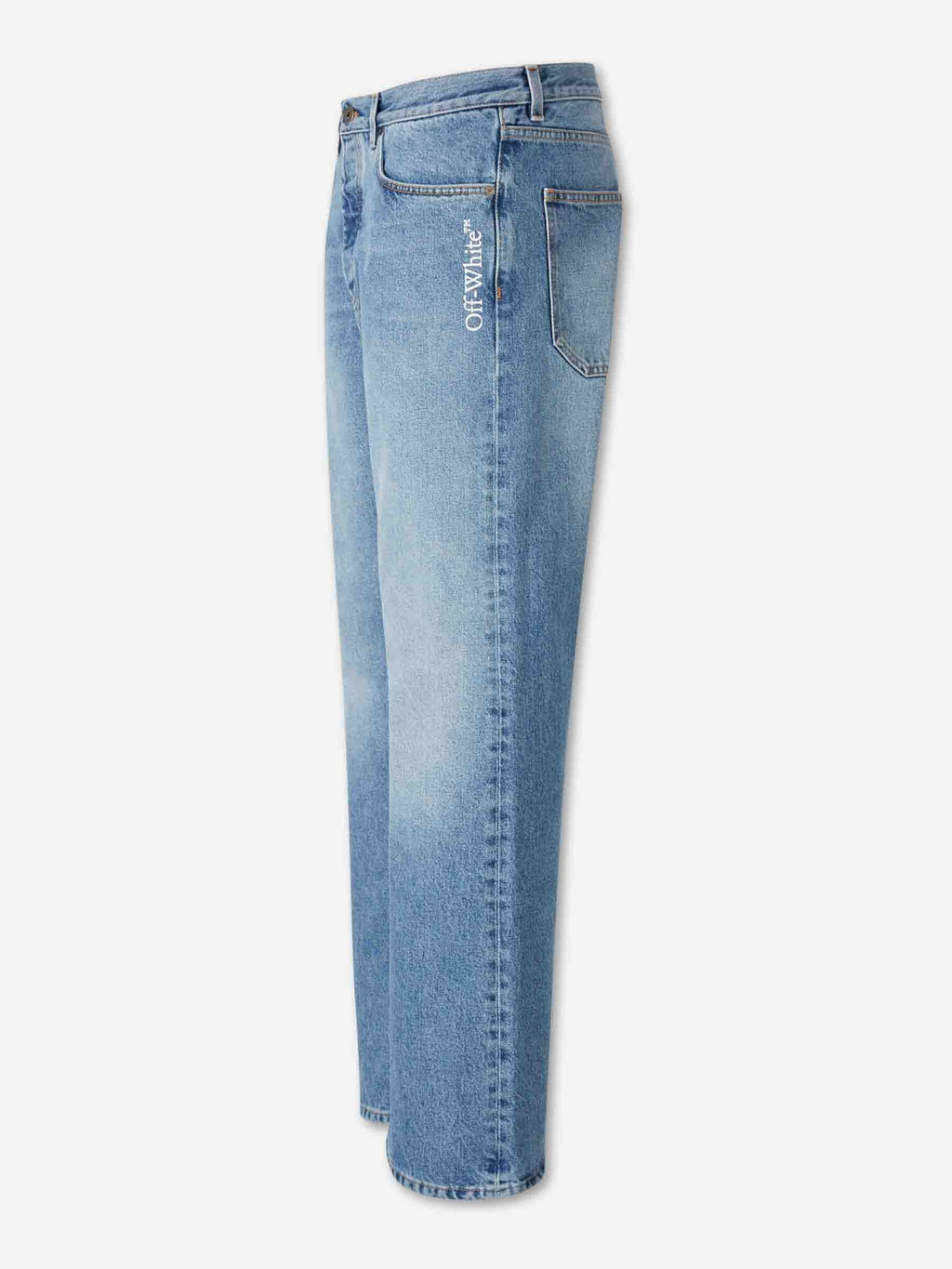 Оригінальна Straight Jeans Off-white – вид ззаду