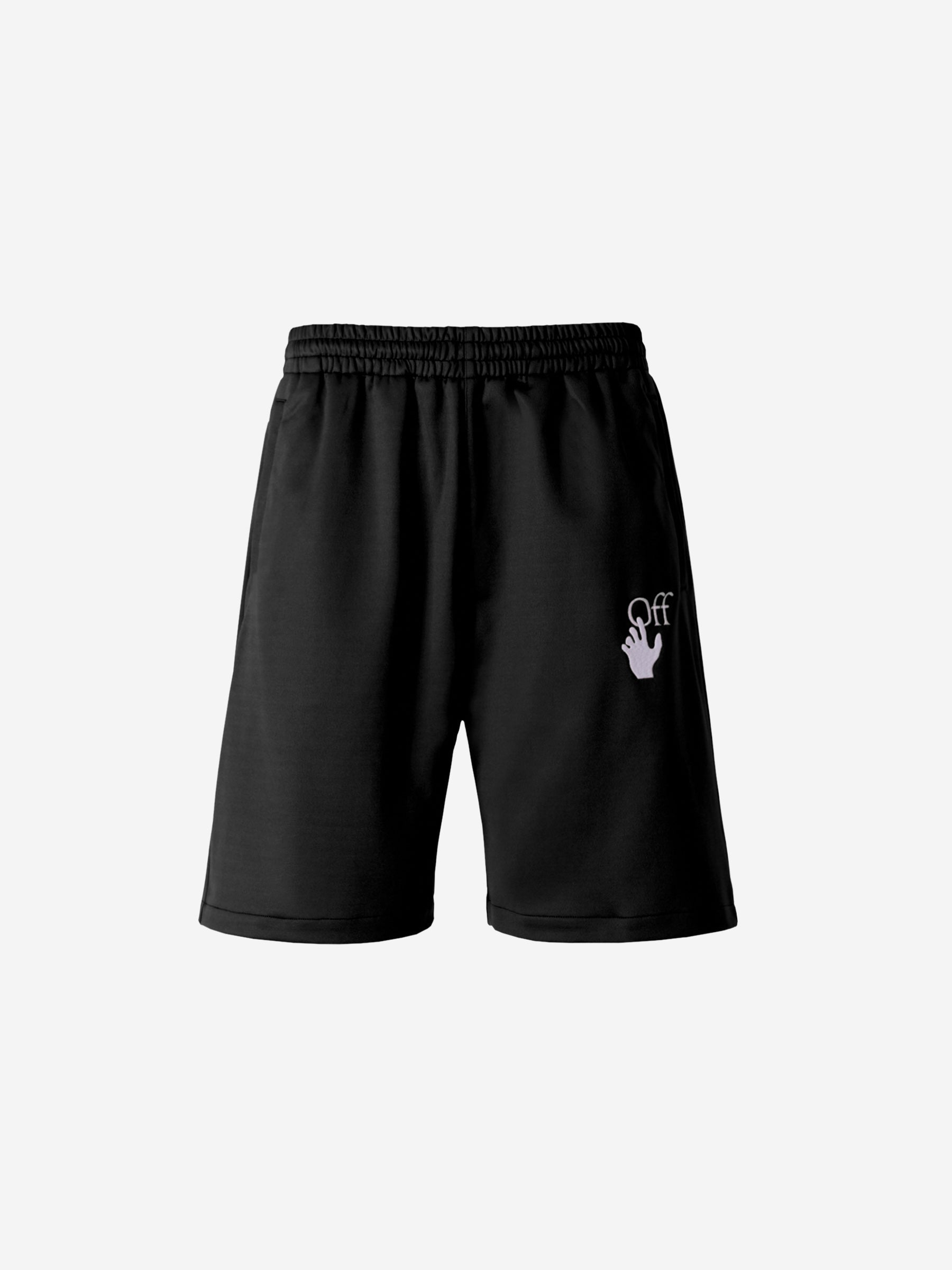 Оригінальна Hand Off Tracksuit Shorts Off-white – боковий вид