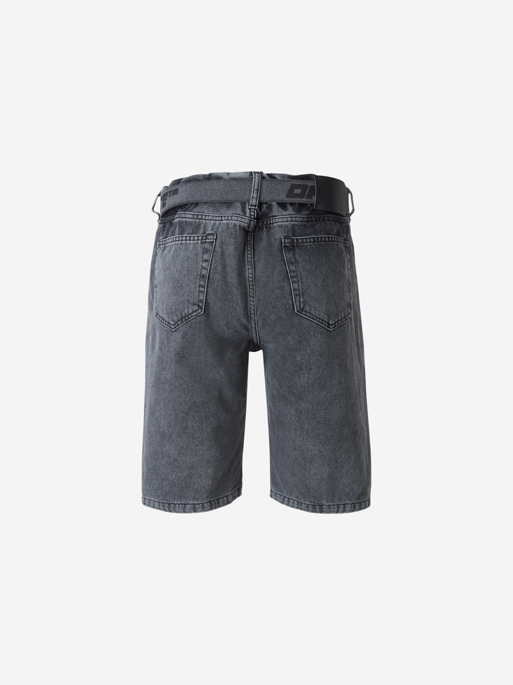 Оригінальна Denim Belt Bermuda Off-white – вид ззаду