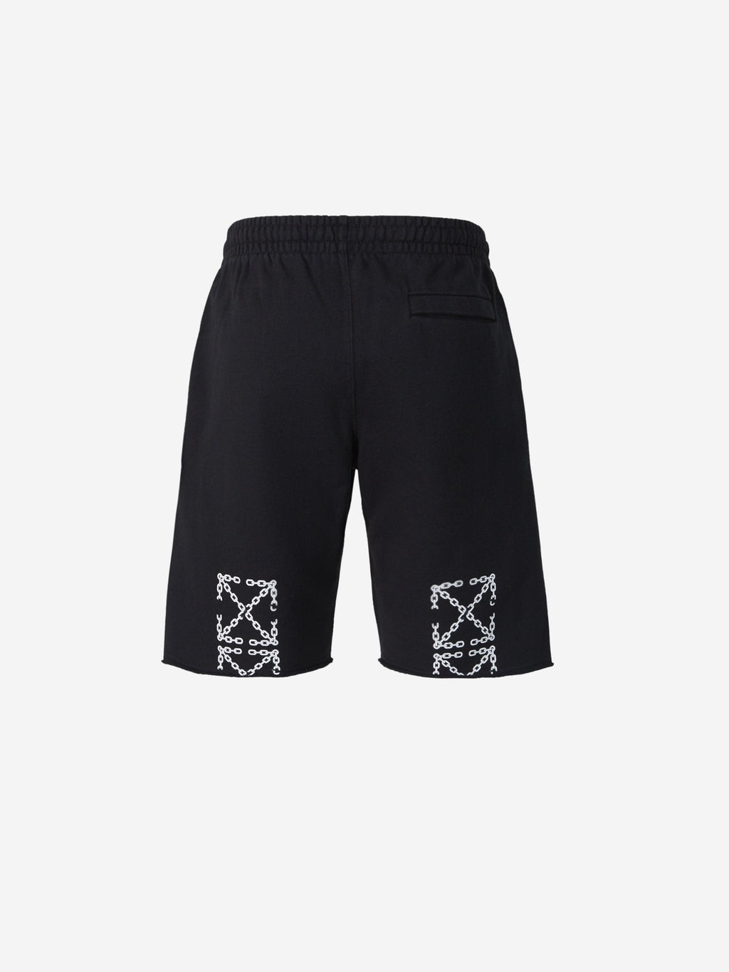 Оригінальна Arrows Chain Bermuda Shorts Off-white – вид ззаду