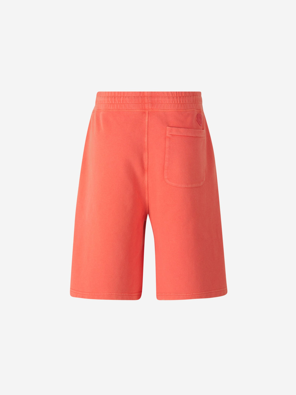 Cotton Logo Bermuda Shorts Moncler оригінал – Купити в Україні – вид ззаду