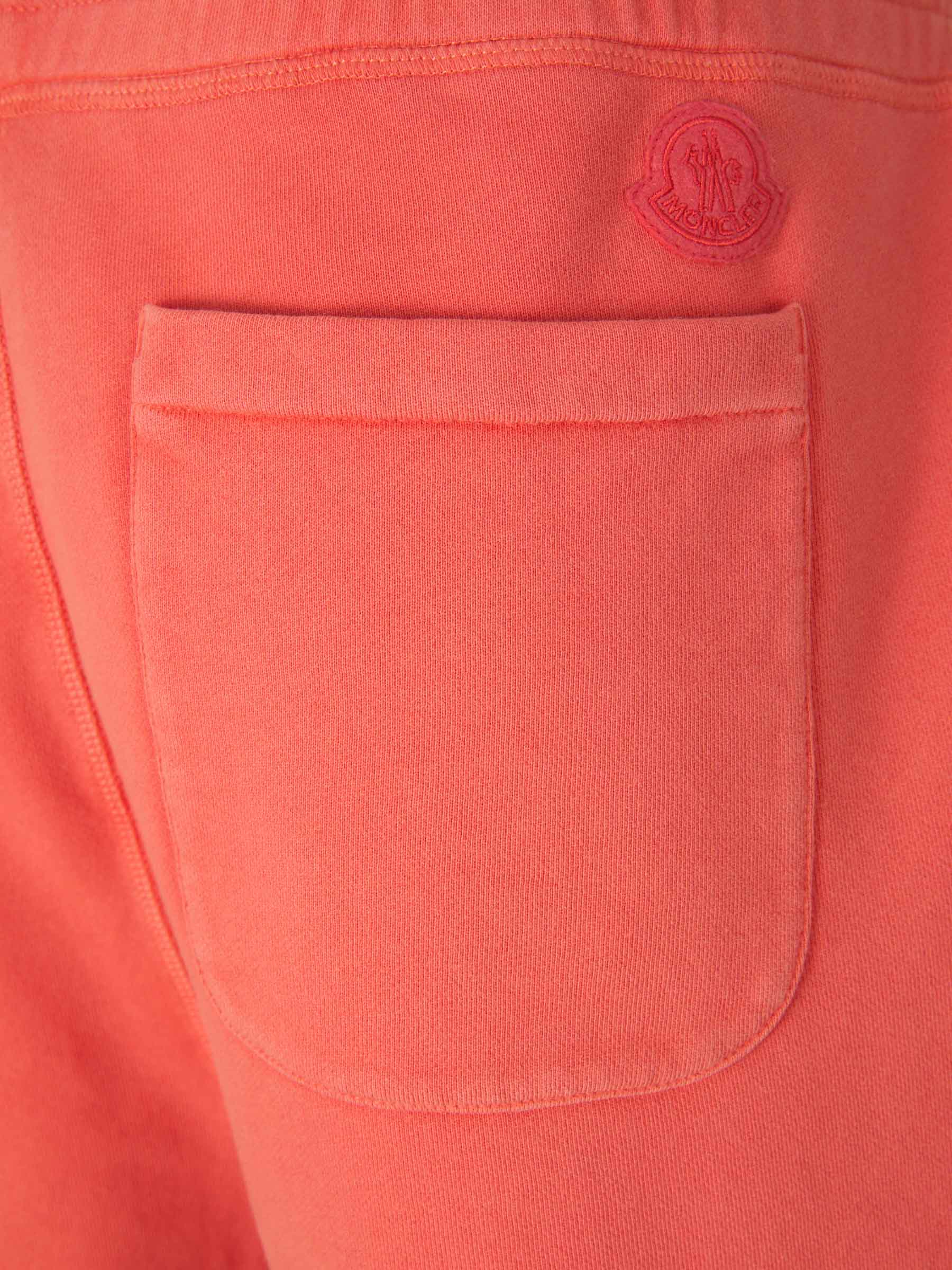 Cotton Logo Bermuda Shorts Moncler оригінал – Купити в Україні – збільшений вид - MONCLER