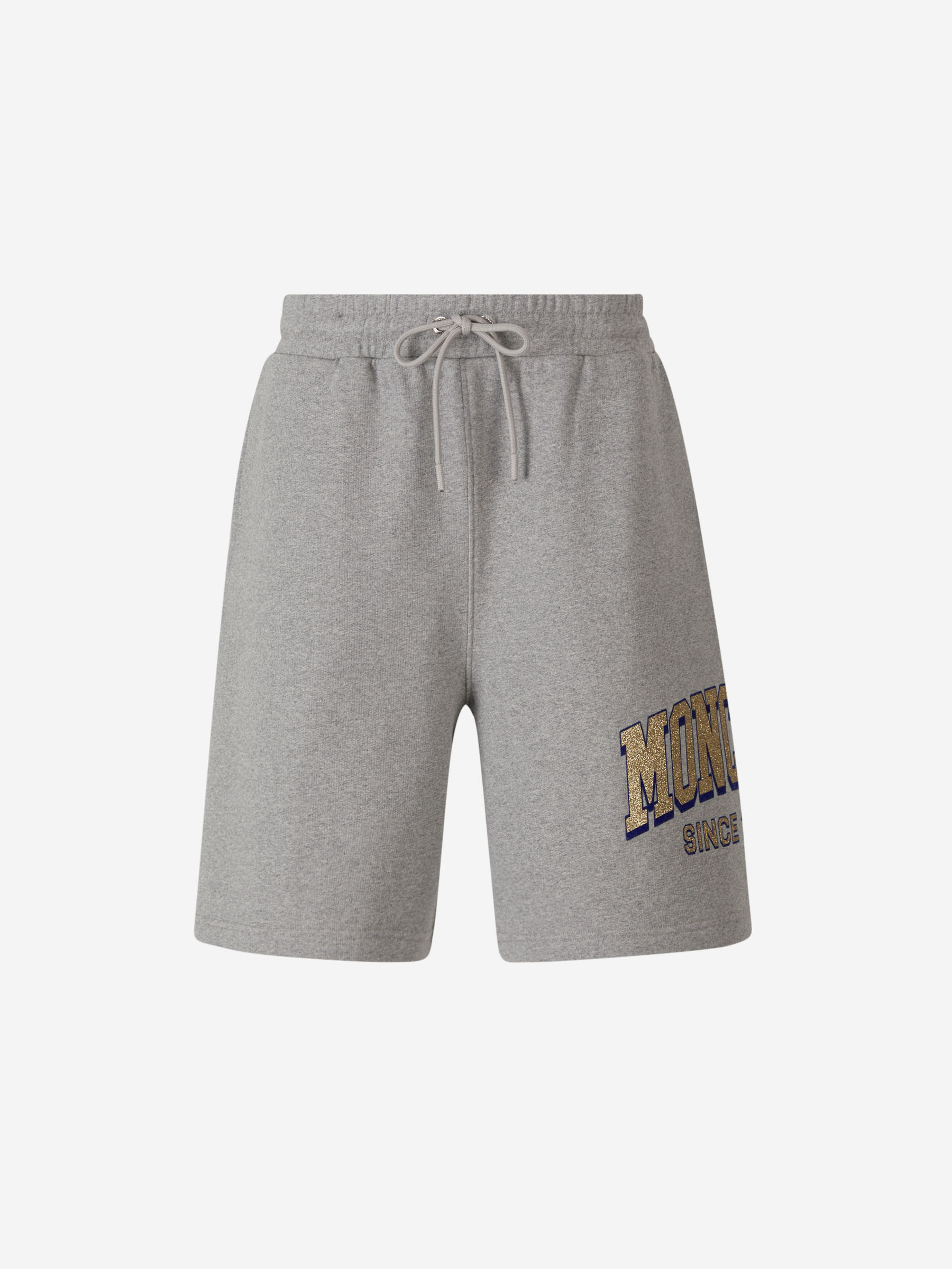 Shiny Logo Bermuda Shorts Moncler – Гарантія оригінальності – боковий вид - MONCLER