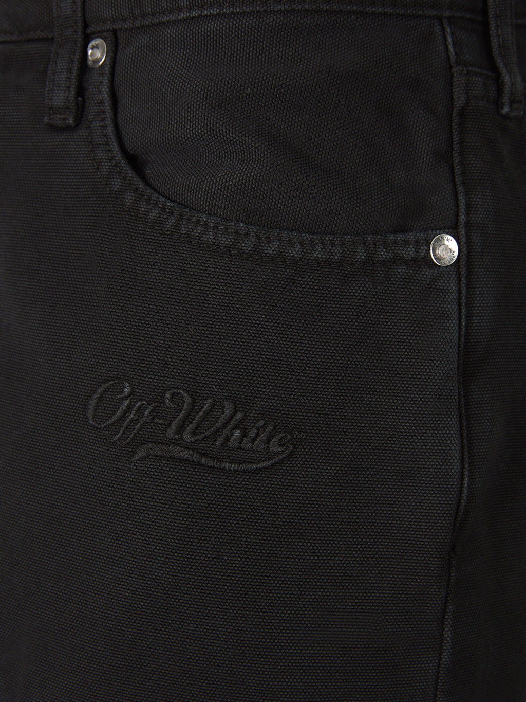 Bermudas Denim Logo Off-white оригінал – Купити в Україні – збільшений вид