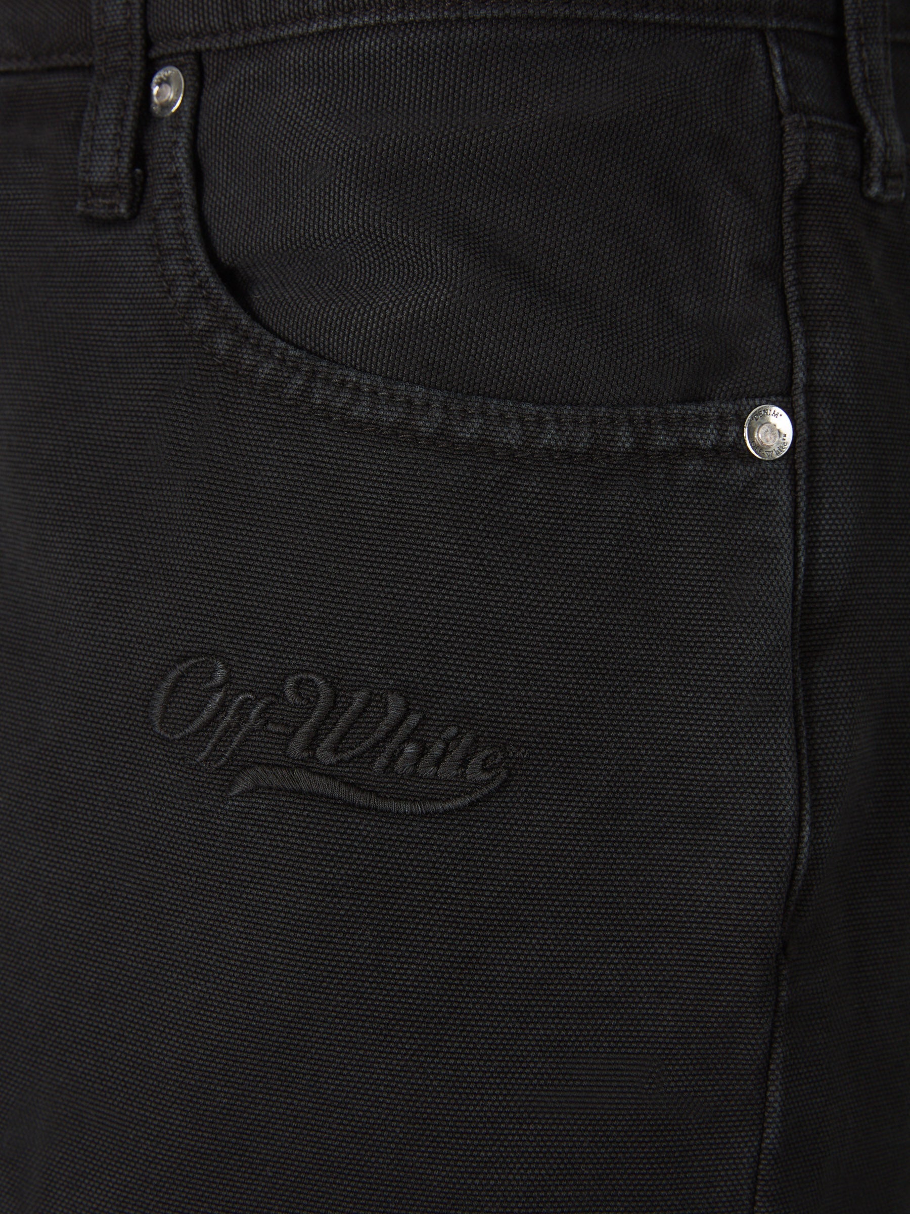 Bermudas Denim Logo Off-white оригінал – Купити в Україні – збільшений вид