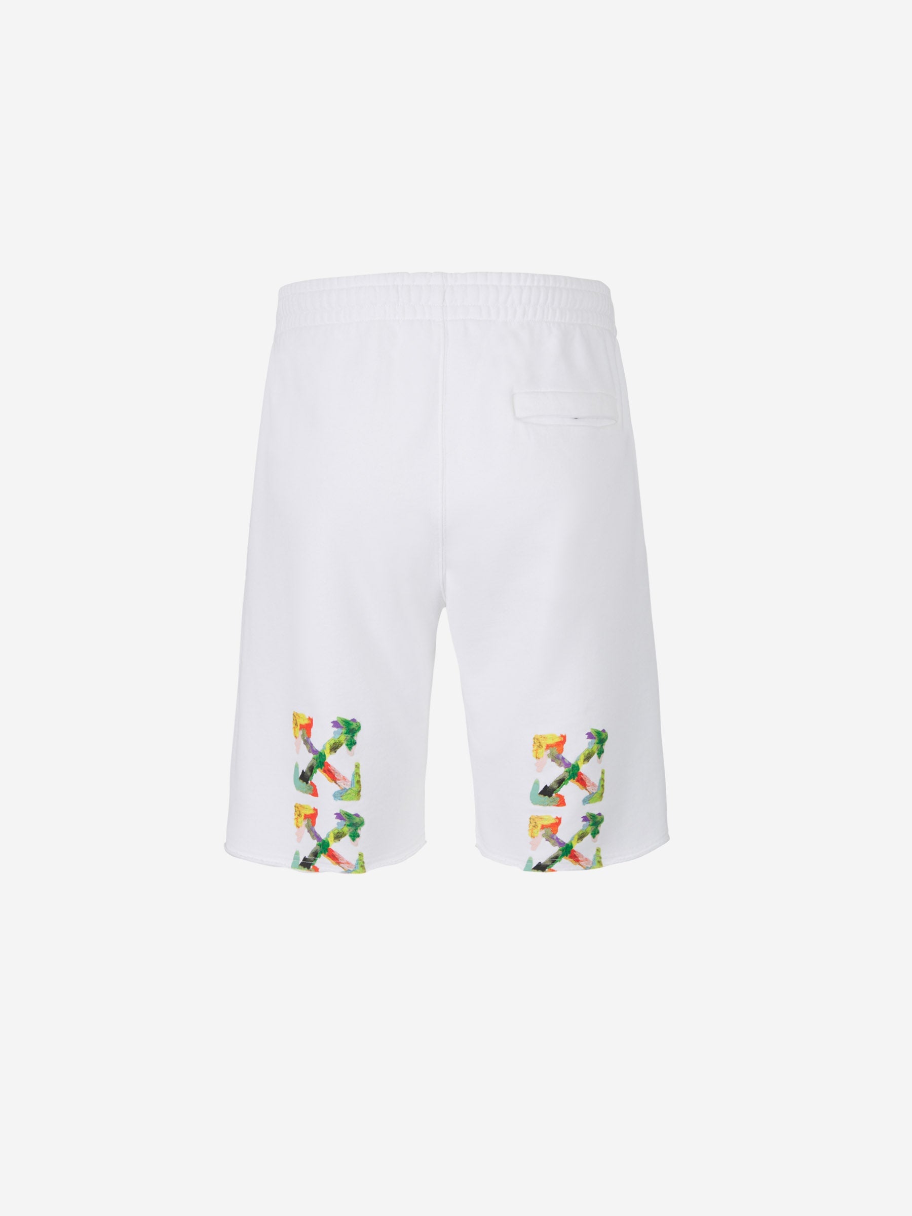 Bermudas Brush Arrows Off-white – Гарантія оригінальності – вид ззаду