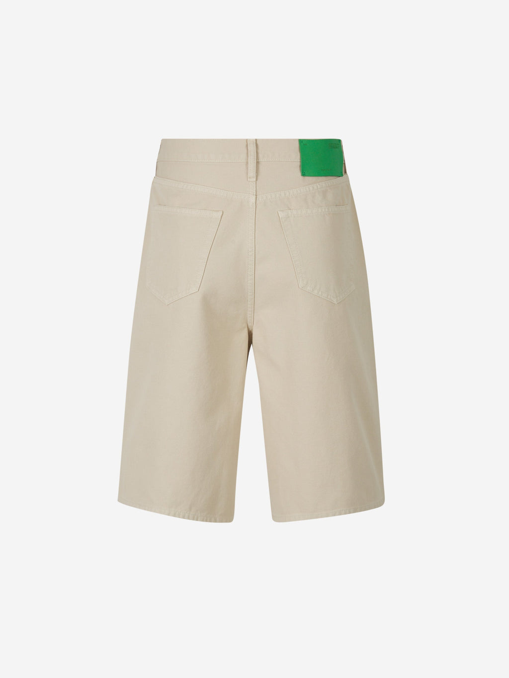 Cotton Logo Bermuda Shorts Off-white оригінал – Купити в Україні – вид ззаду