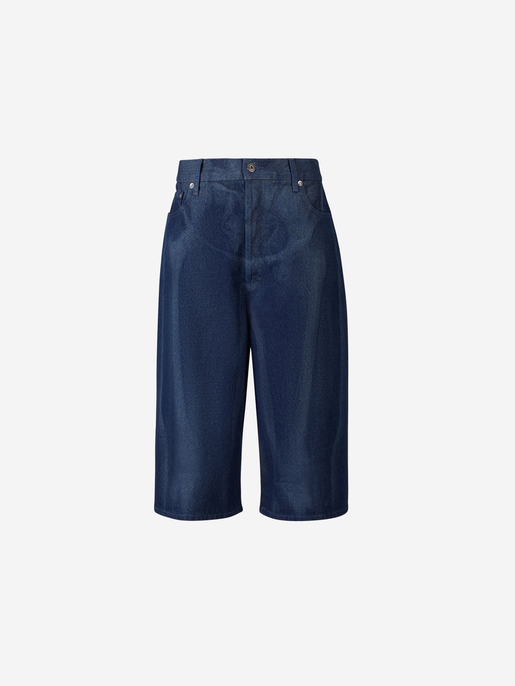 Bermudas Denim Motivo Esqueleto Off-white – Гарантія оригінальності – боковий вид