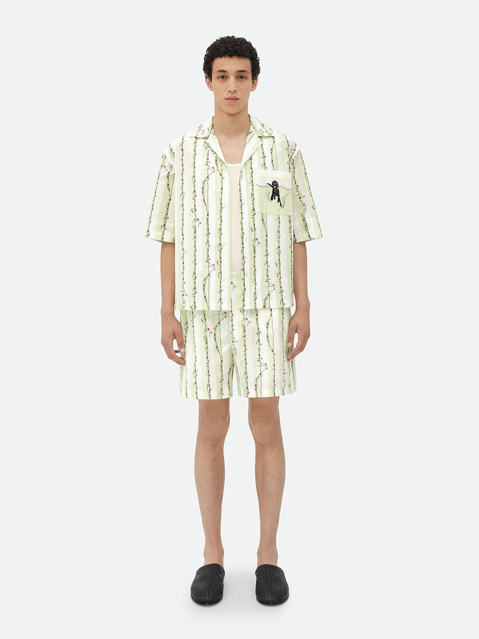 Bermuda Swimmers Motif Bottega veneta – Гарантія оригінальності – боковий вид