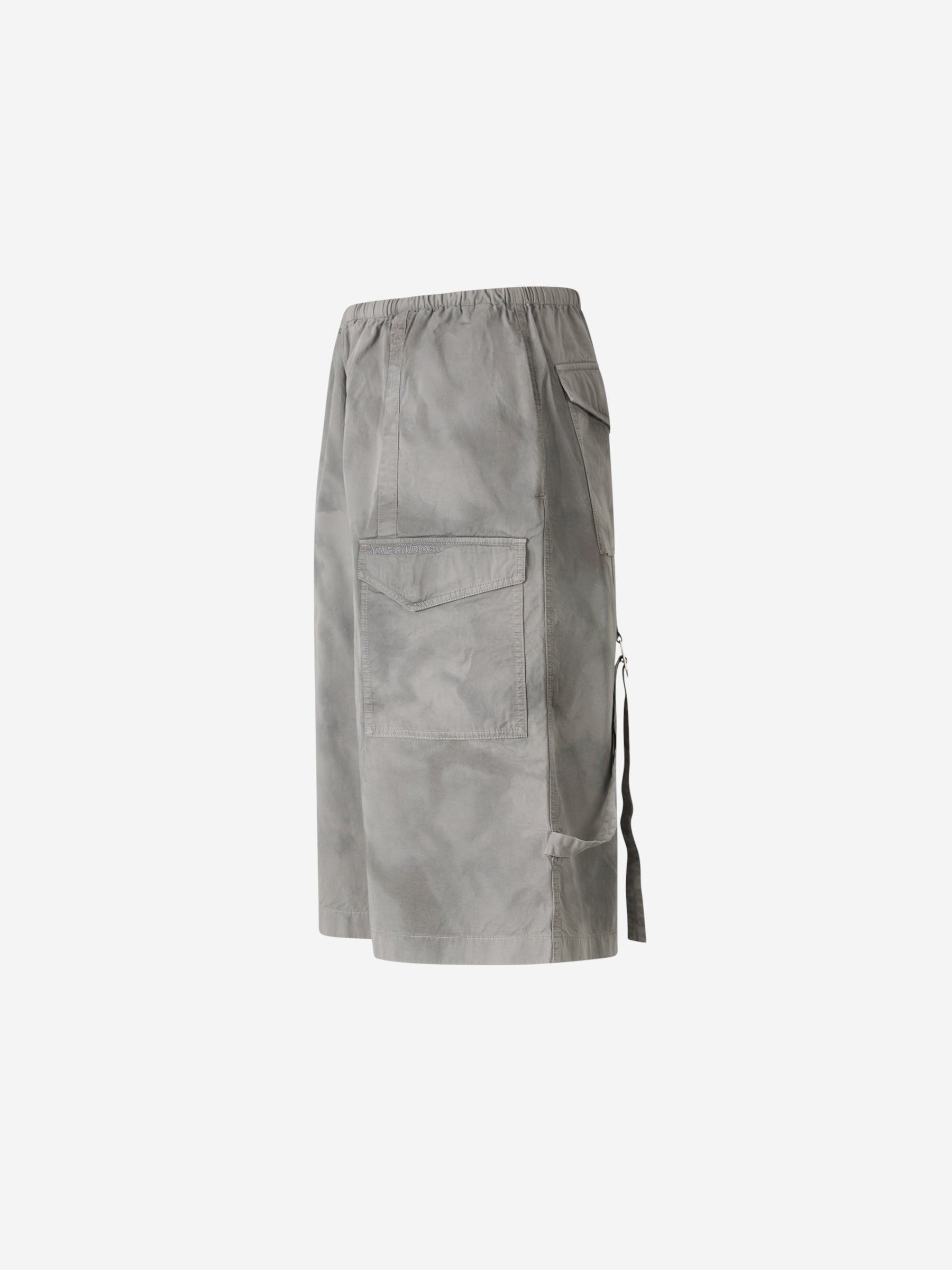 Oversized Cargo Bermuda Shorts Acne studios оригінал – Купити в Україні – вид ззаду