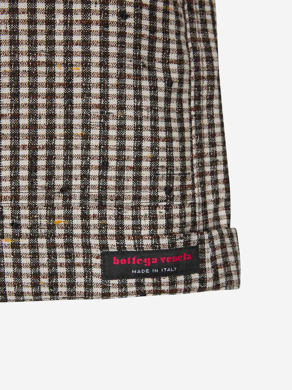 Viscose Checked Bermuda Shorts Bottega veneta – Гарантія оригінальності – збільшений вид