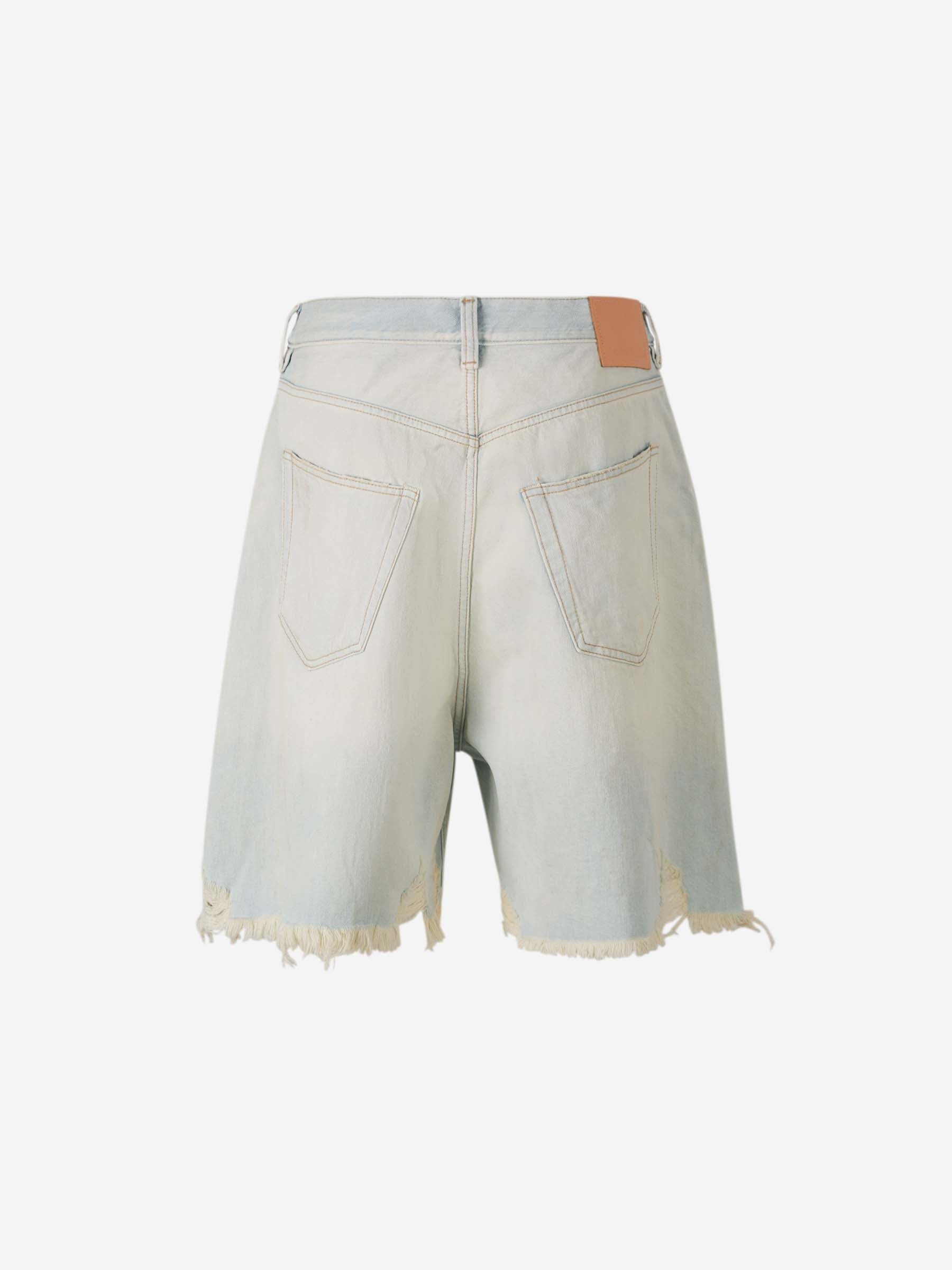 Frayed Denim Bermuda Shorts Acne studios оригінал – Купити в Україні – детальний вид