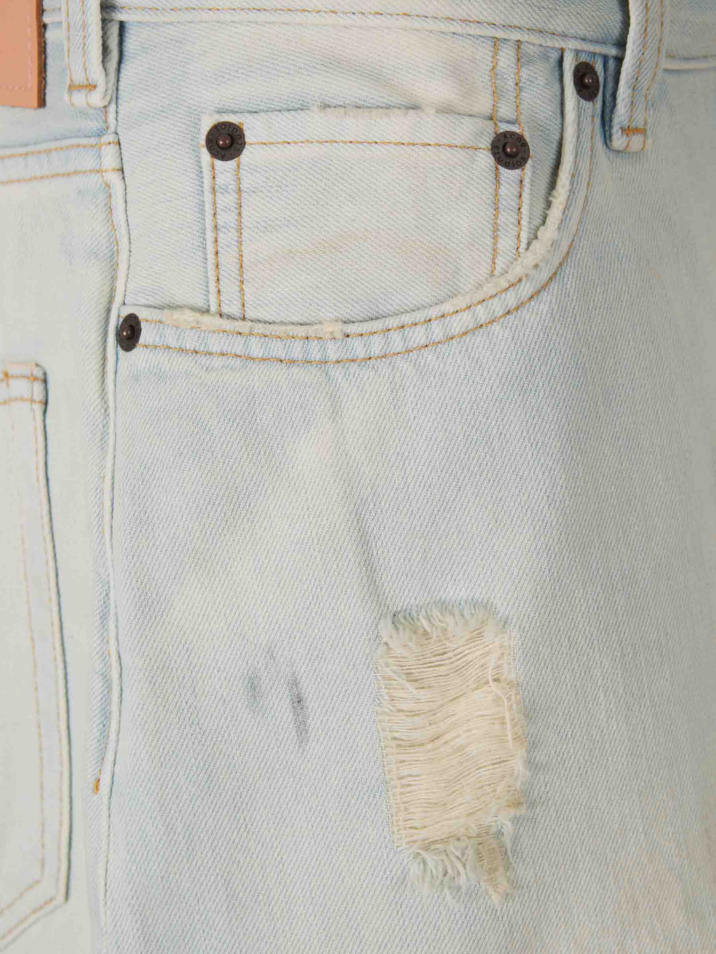 Frayed Denim Bermuda Shorts Acne studios оригінал – Купити в Україні – збільшений вид