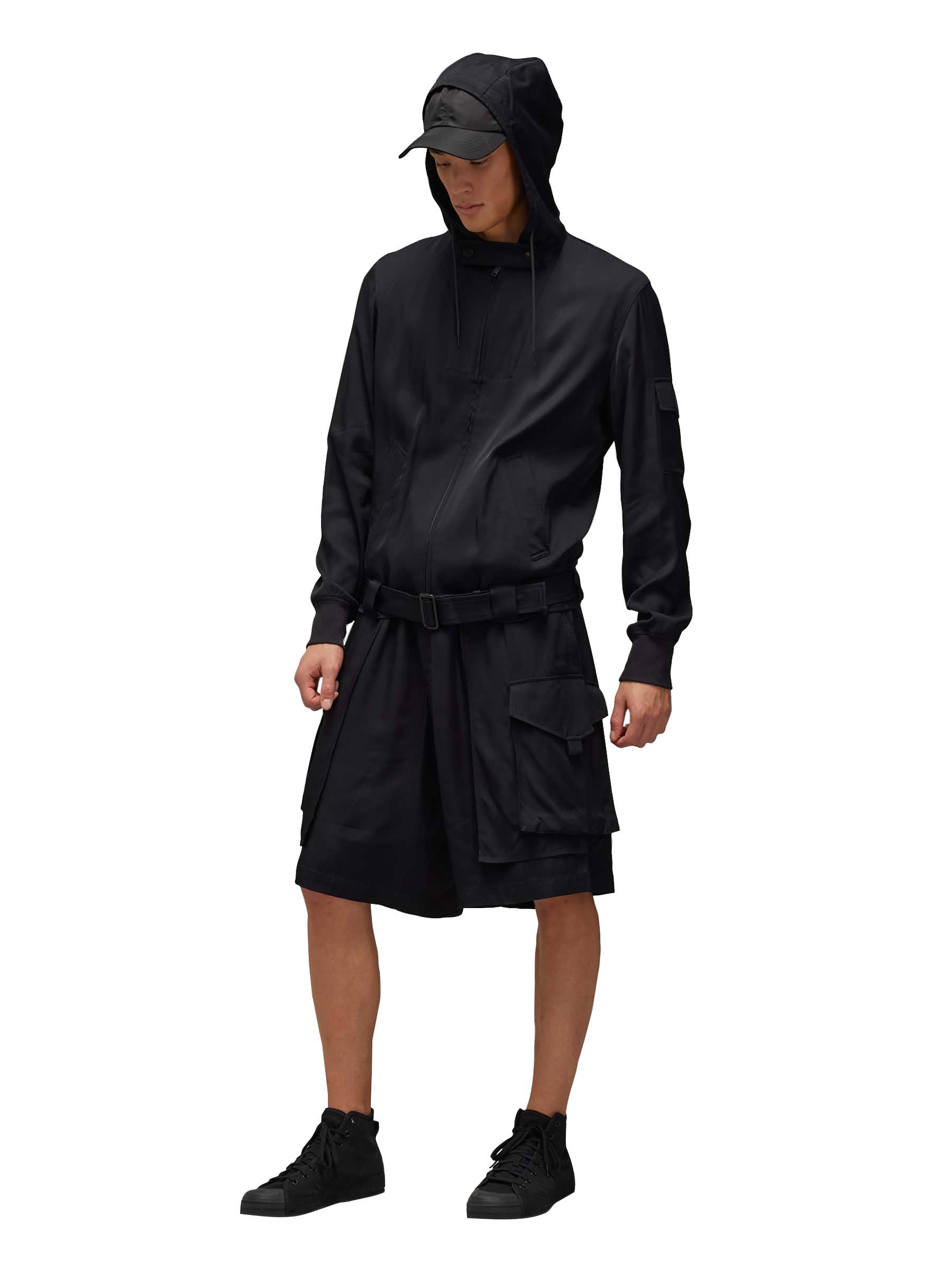 Y-3 Rayon Bermuda Shorts Adidas – Гарантія оригінальності – боковий вид