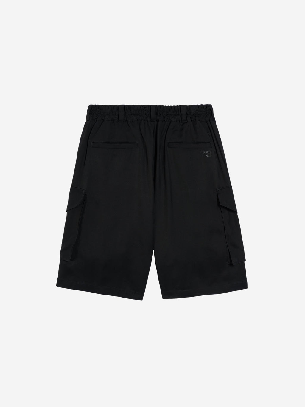 Y-3 Rayon Bermuda Shorts Adidas – Гарантія оригінальності – вид ззаду