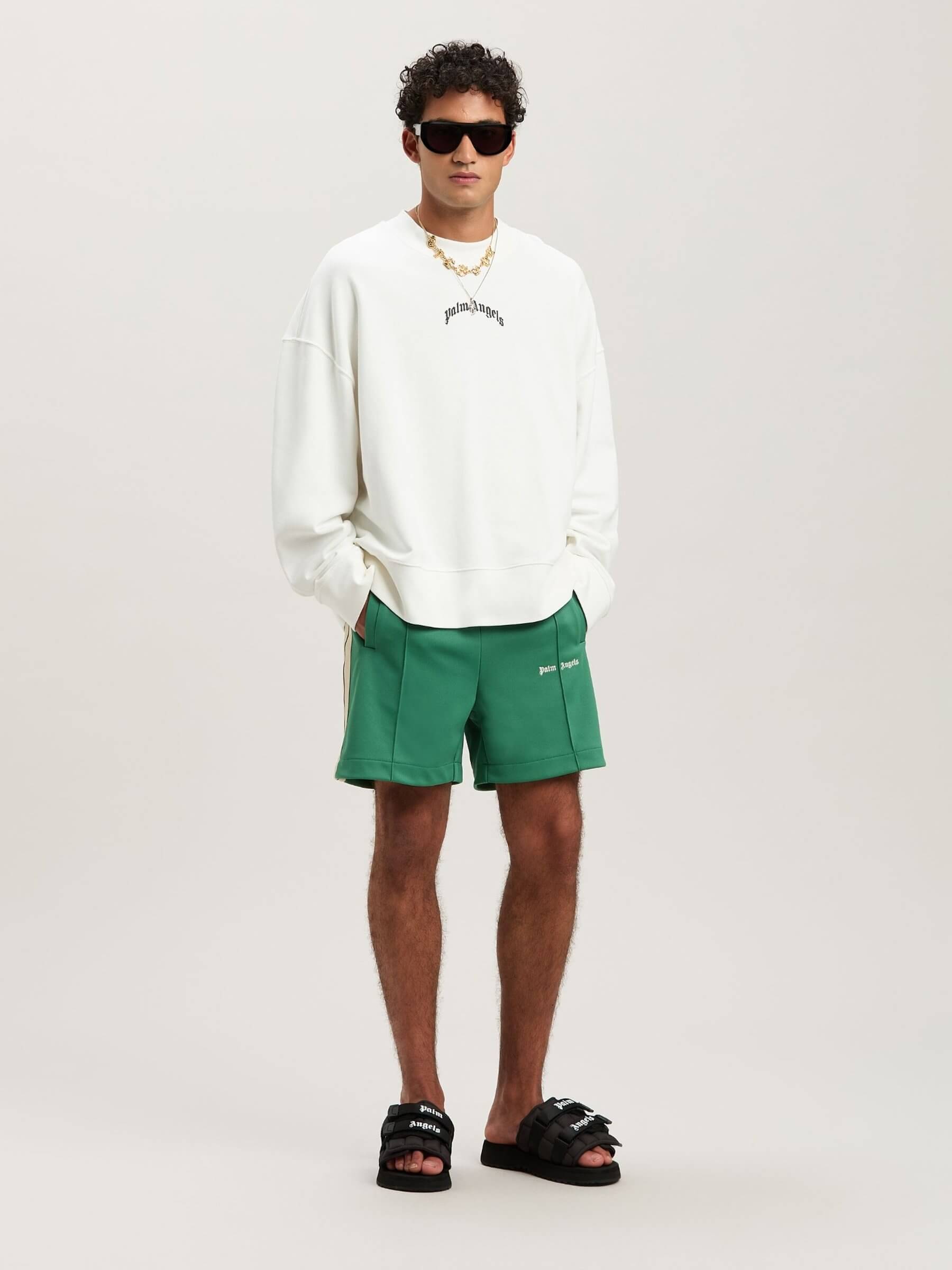 Contrast Stripe Bermuda Shorts Palm angels – Гарантія оригінальності – вид ззаду