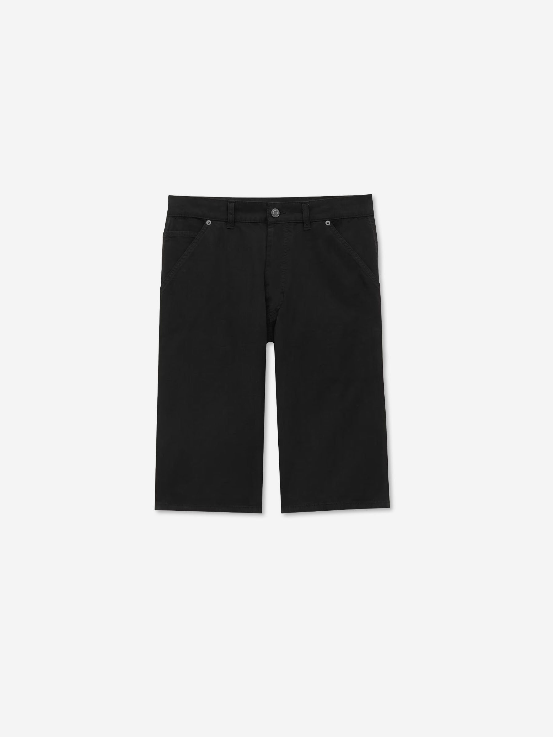 Baggy Denim Bermuda Shorts Saint laurent – Гарантія оригінальності – боковий вид