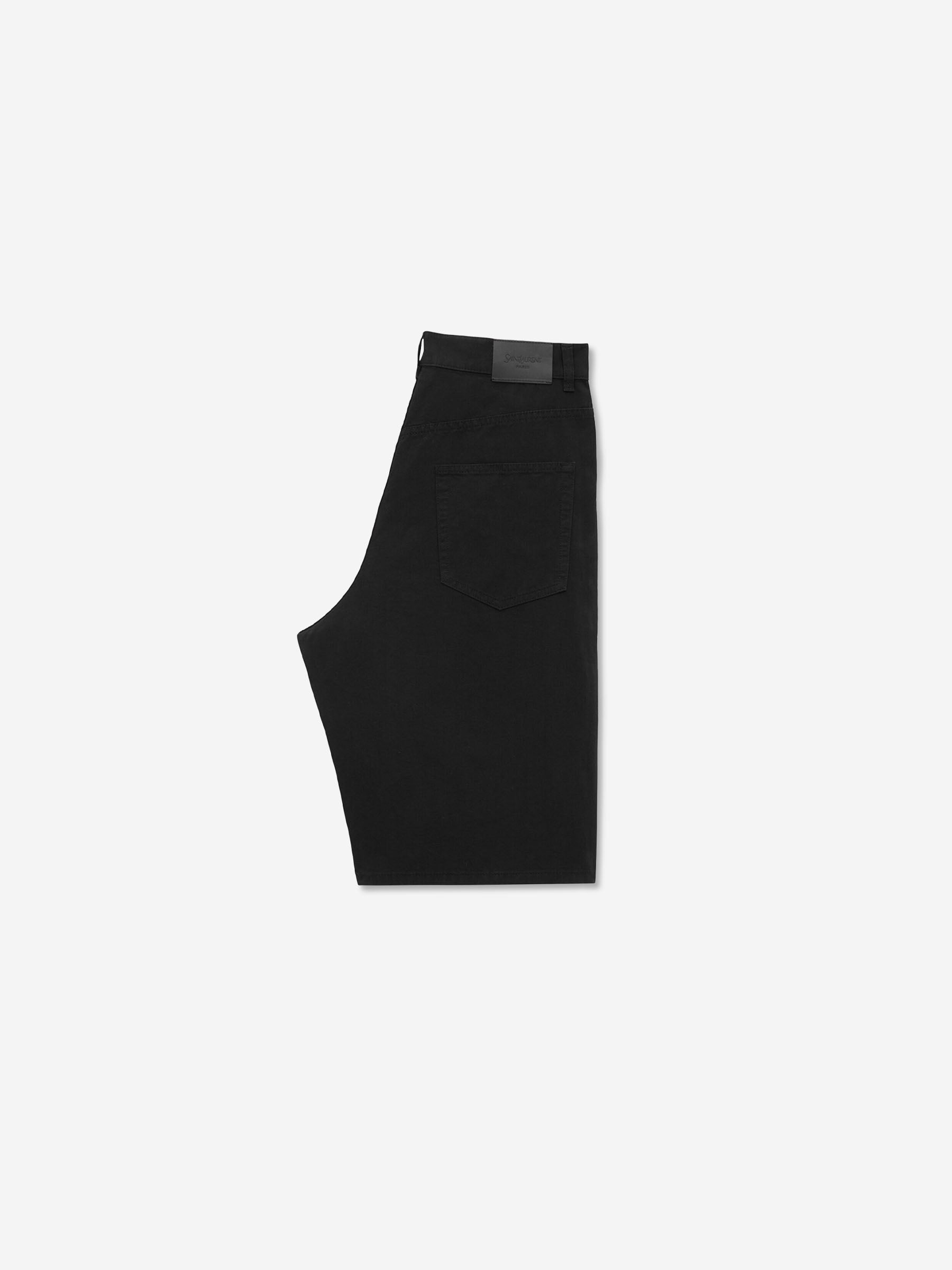 Baggy Denim Bermuda Shorts Saint laurent – Гарантія оригінальності – вид ззаду