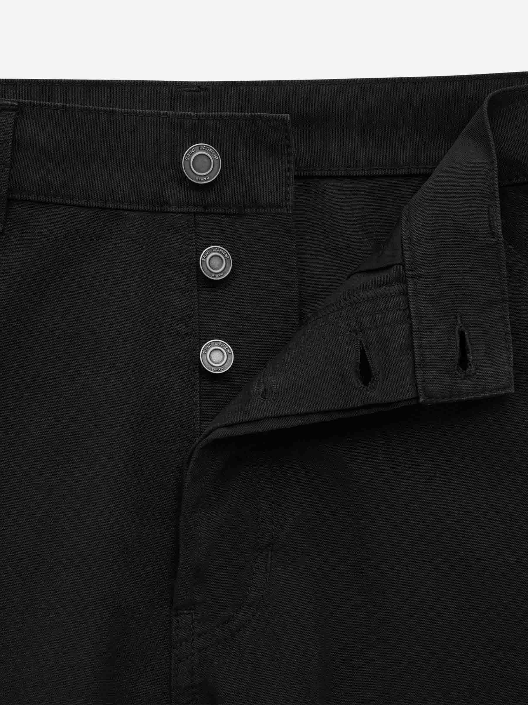 Baggy Denim Bermuda Shorts Saint laurent – Гарантія оригінальності – детальний вид